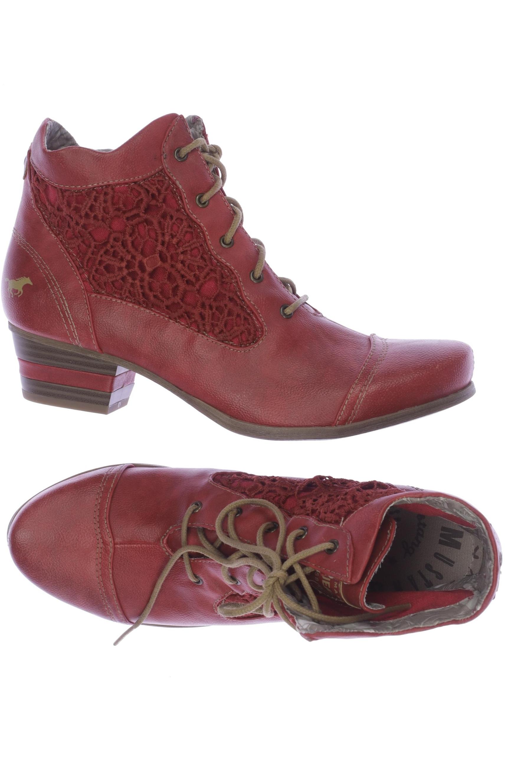 

Mustang Damen Stiefelette, rot, Gr. 40