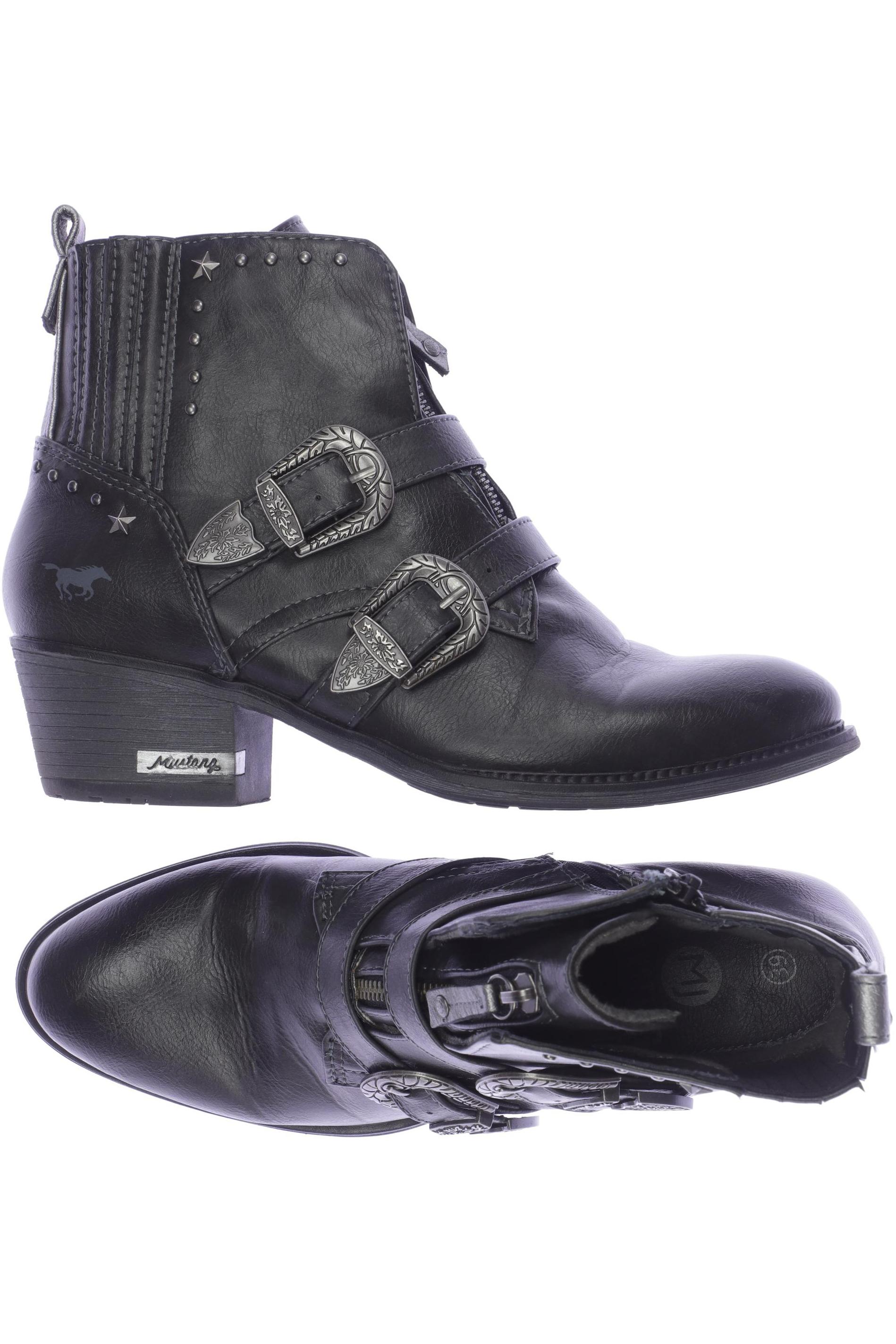 

Mustang Damen Stiefelette, schwarz, Gr. 39