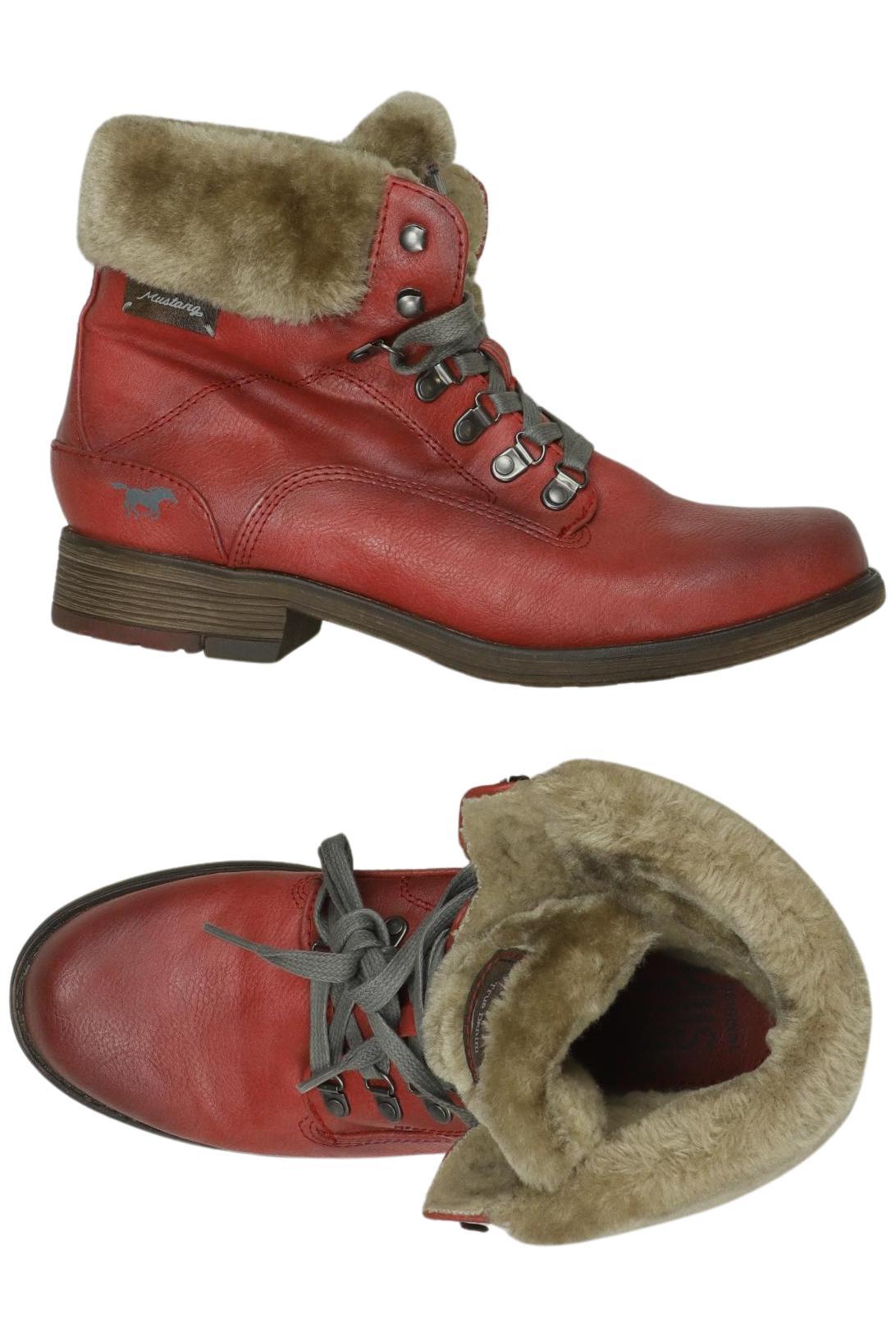 

Mustang Damen Stiefelette, rot, Gr. 39