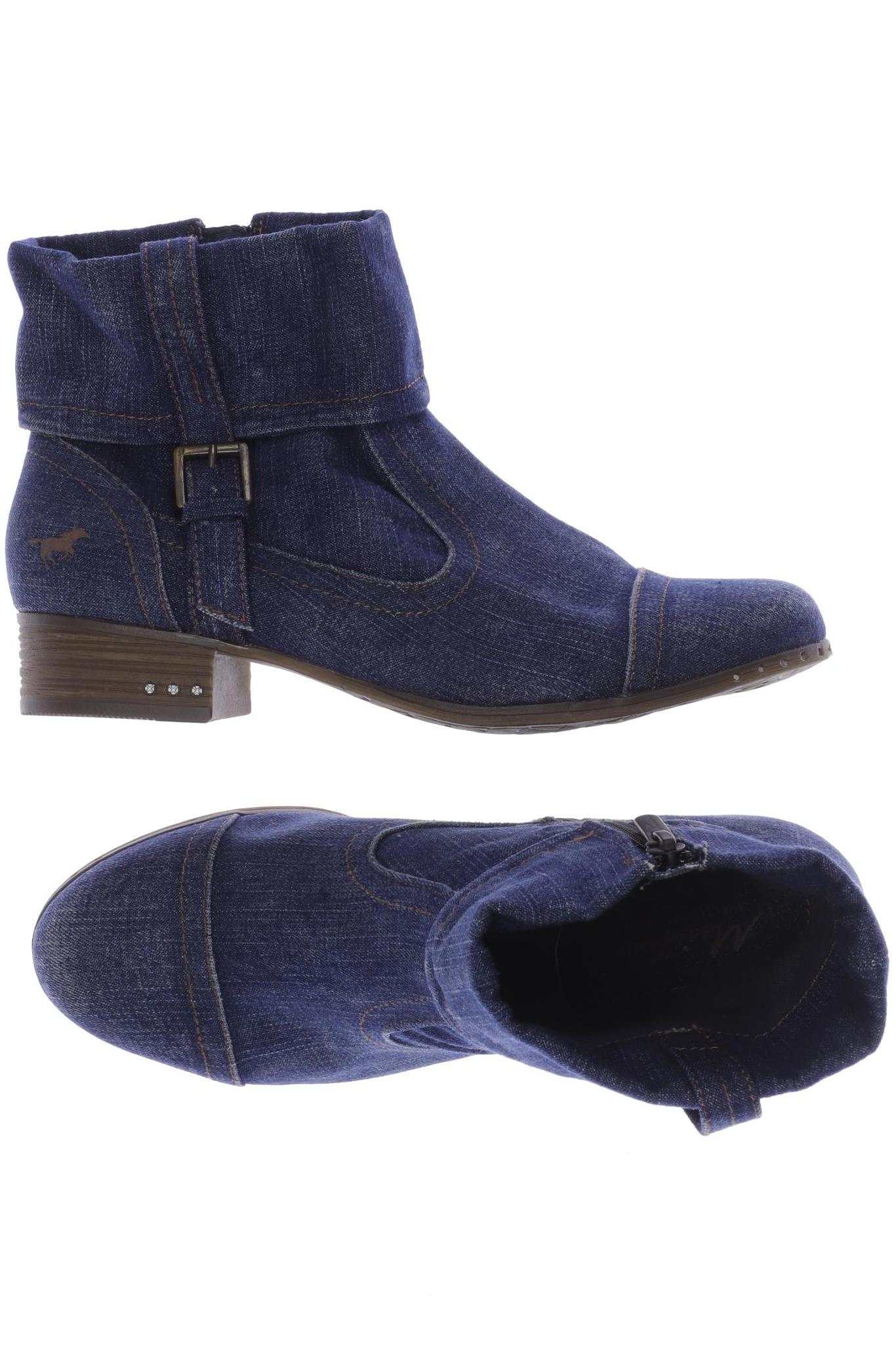 

Mustang Damen Stiefelette, blau, Gr. 39