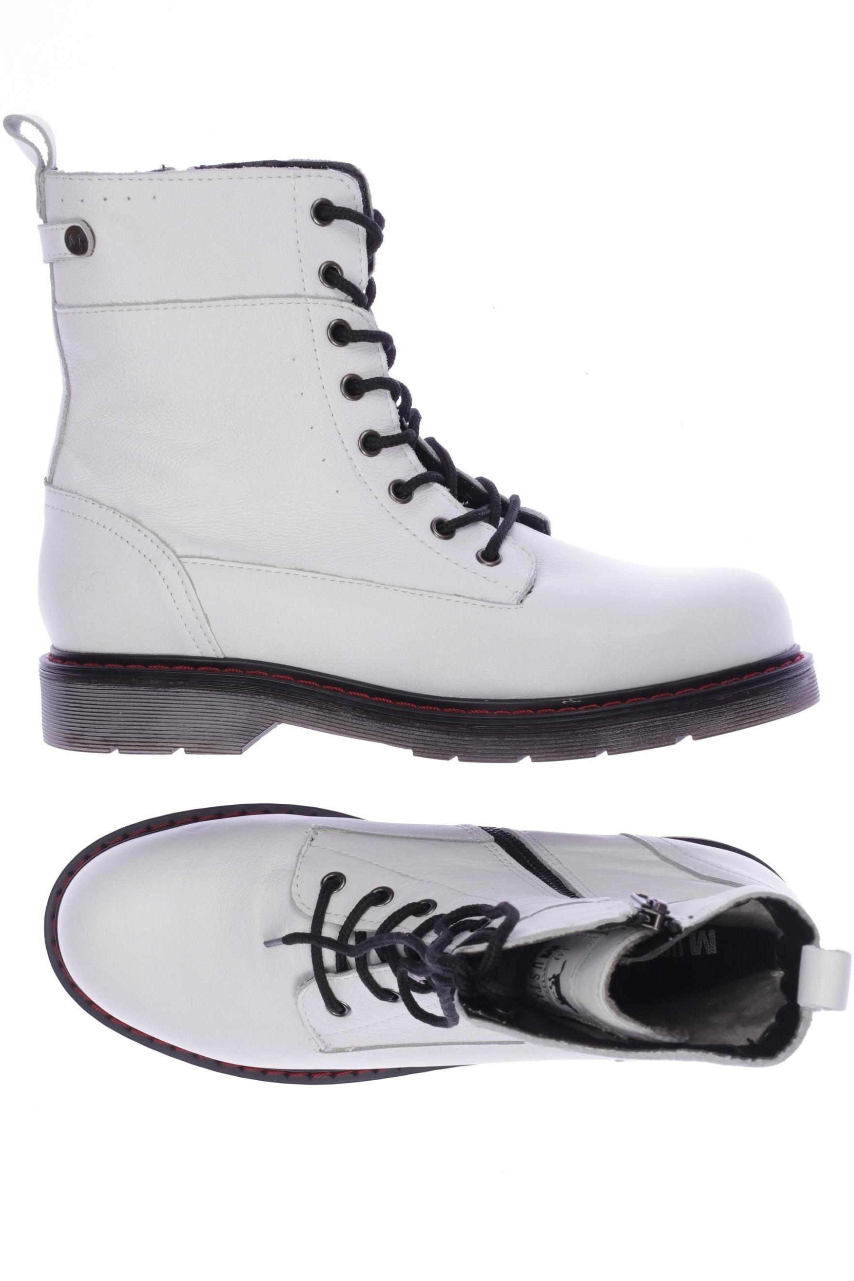 

Mustang Damen Stiefelette, weiß, Gr. 40