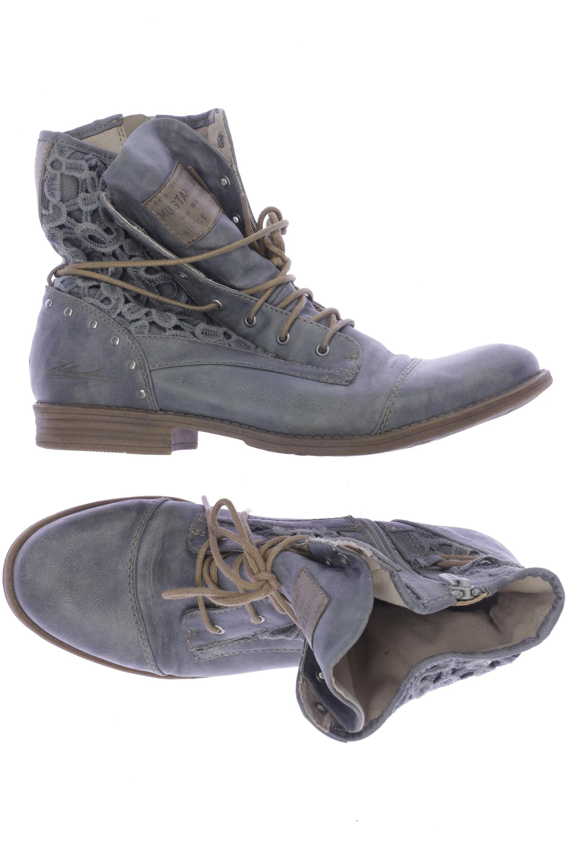 

Mustang Damen Stiefelette, hellblau, Gr. 40
