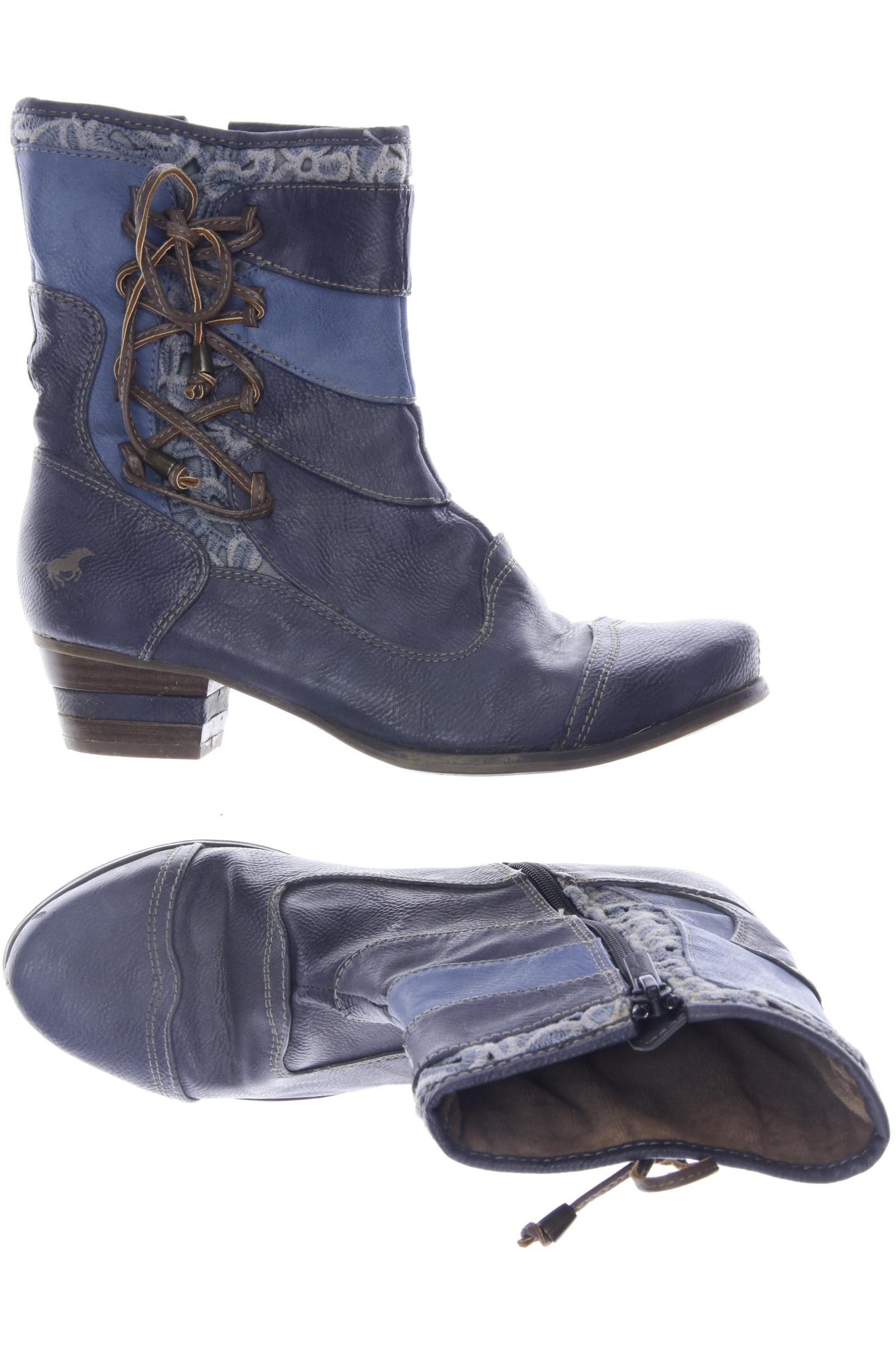 

Mustang Damen Stiefelette, blau, Gr. 37