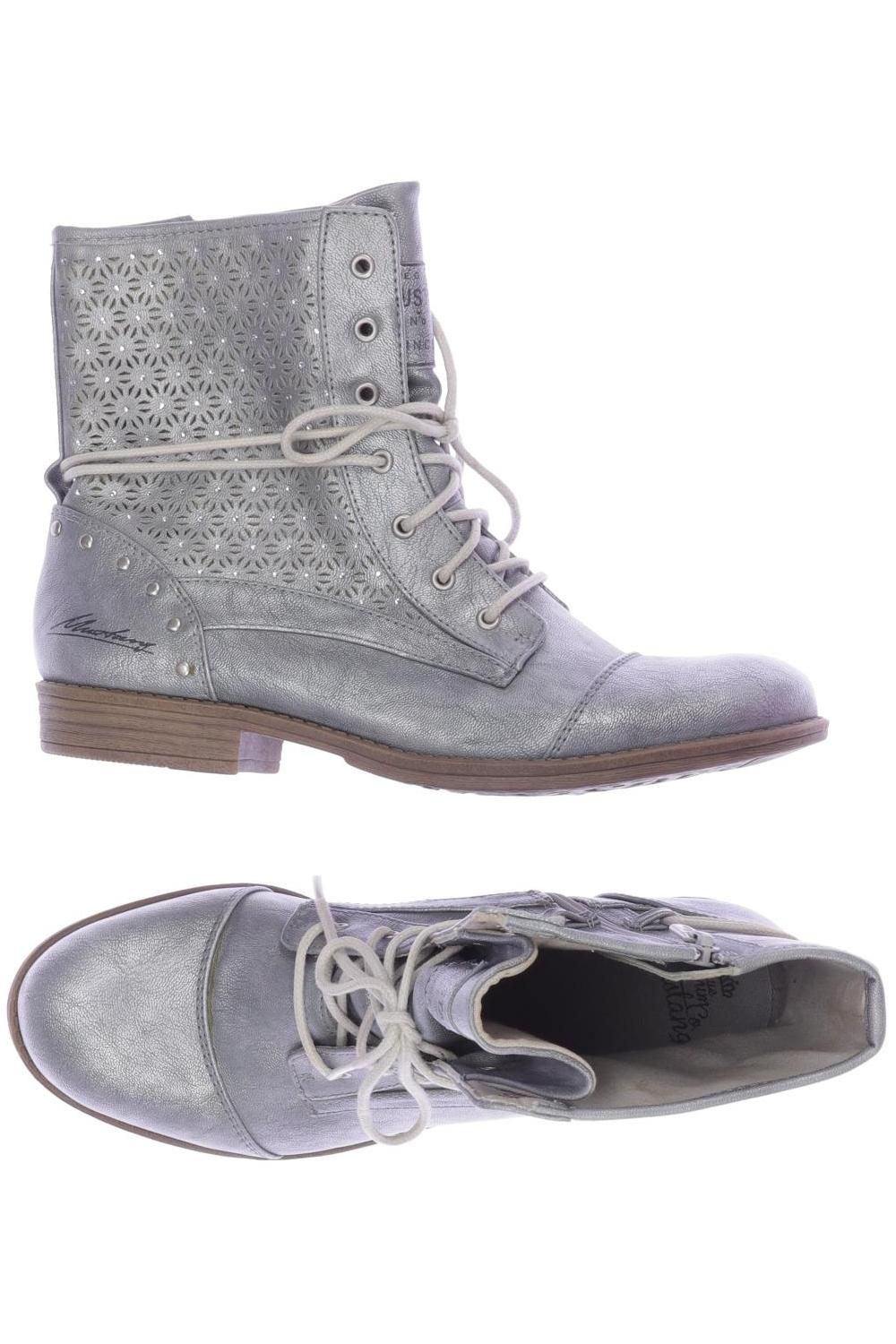 

Mustang Damen Stiefelette, hellblau, Gr. 38