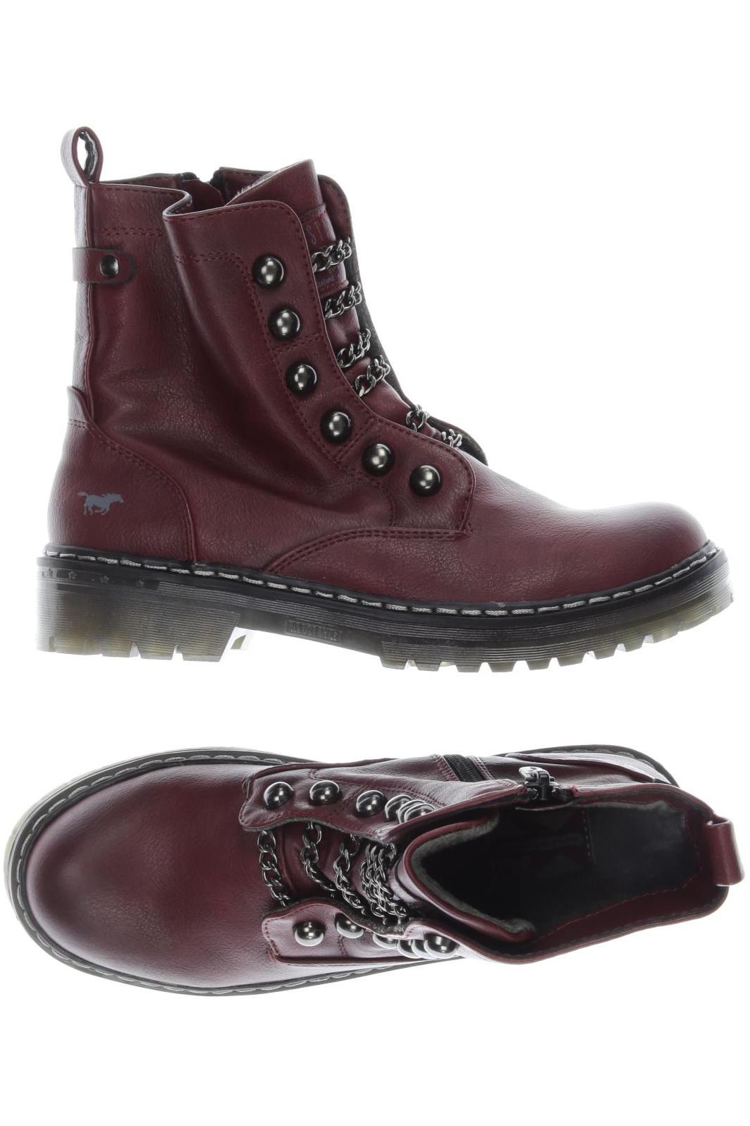 

Mustang Damen Stiefelette, bordeaux, Gr. 37