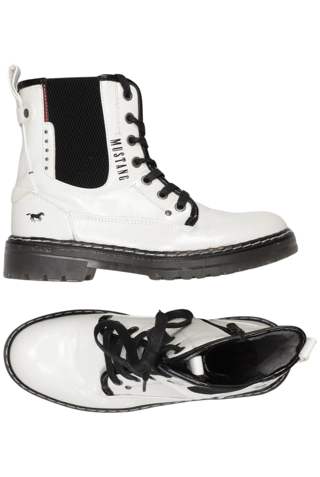 

Mustang Damen Stiefelette, weiß, Gr. 38