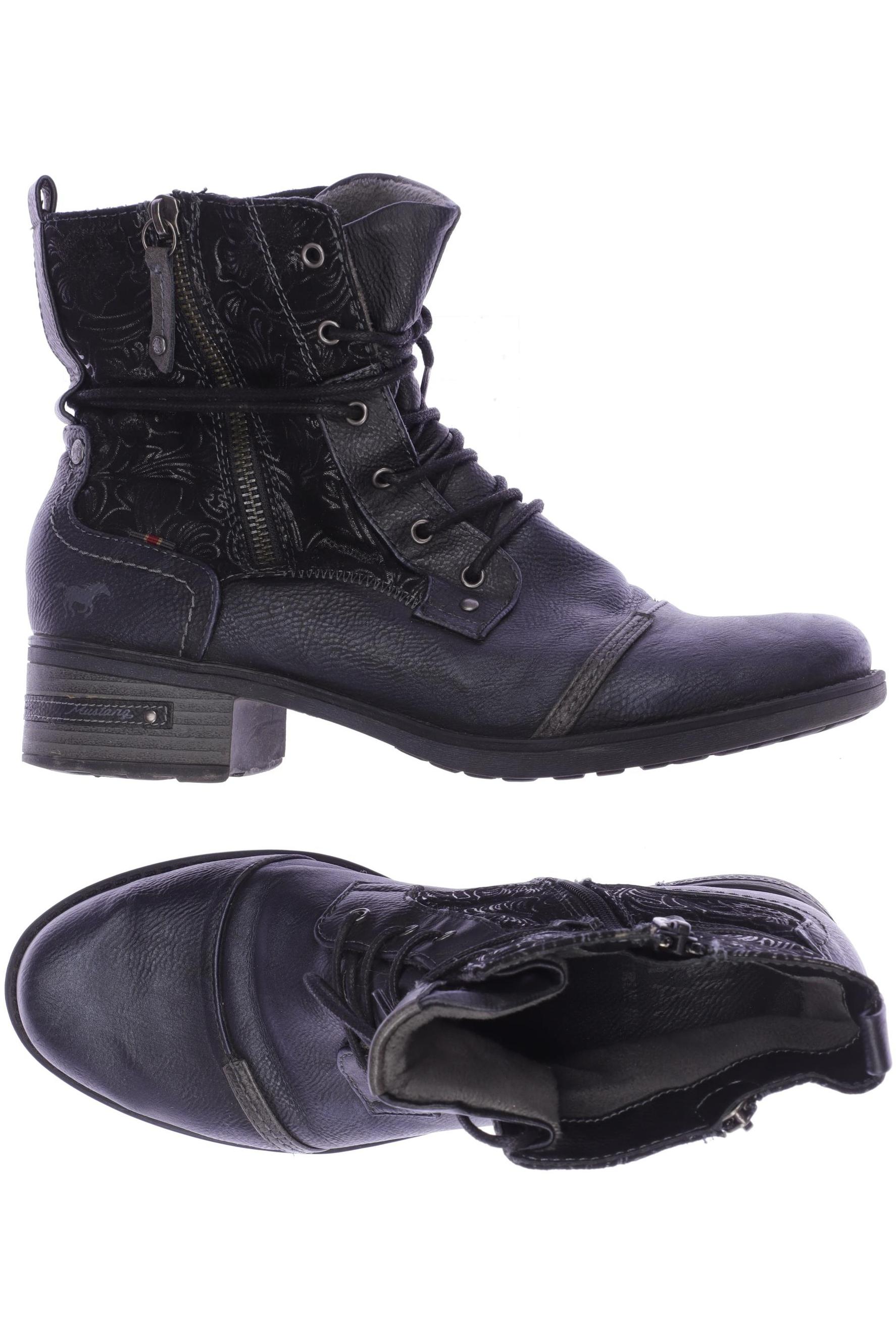 

Mustang Damen Stiefelette, marineblau, Gr. 40