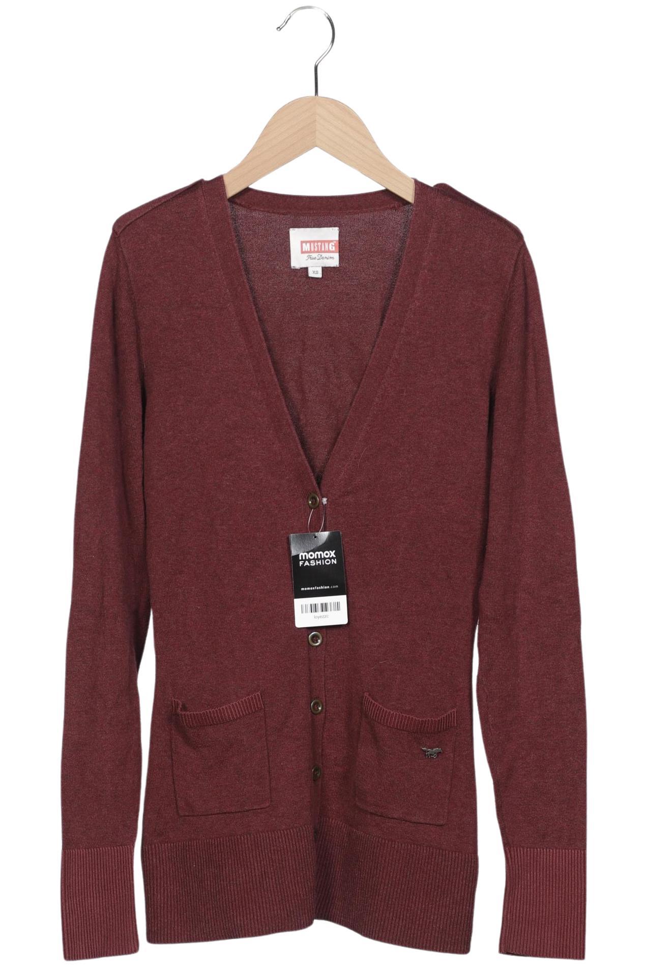 

Mustang Damen Strickjacke, bordeaux, Gr. 34