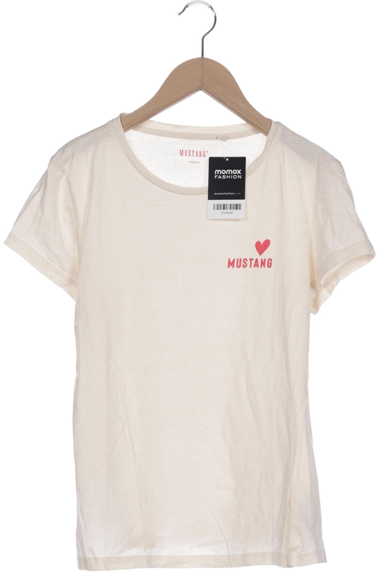 

Mustang Damen T-Shirt, cremeweiß, Gr. 38