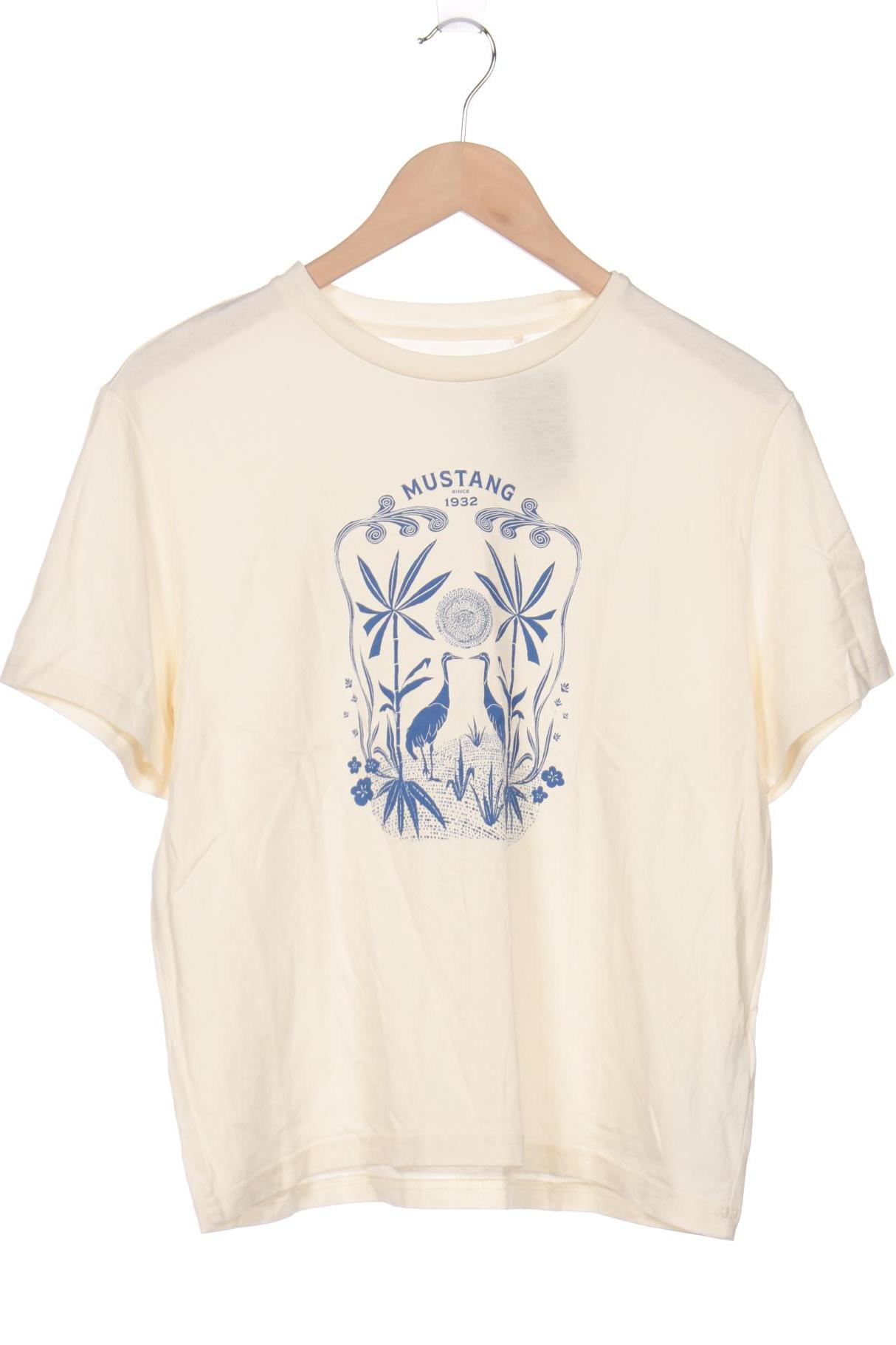 

MUSTANG Damen T-Shirt, cremeweiß