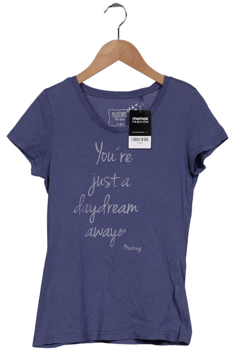

Mustang Damen T-Shirt, blau, Gr. 34