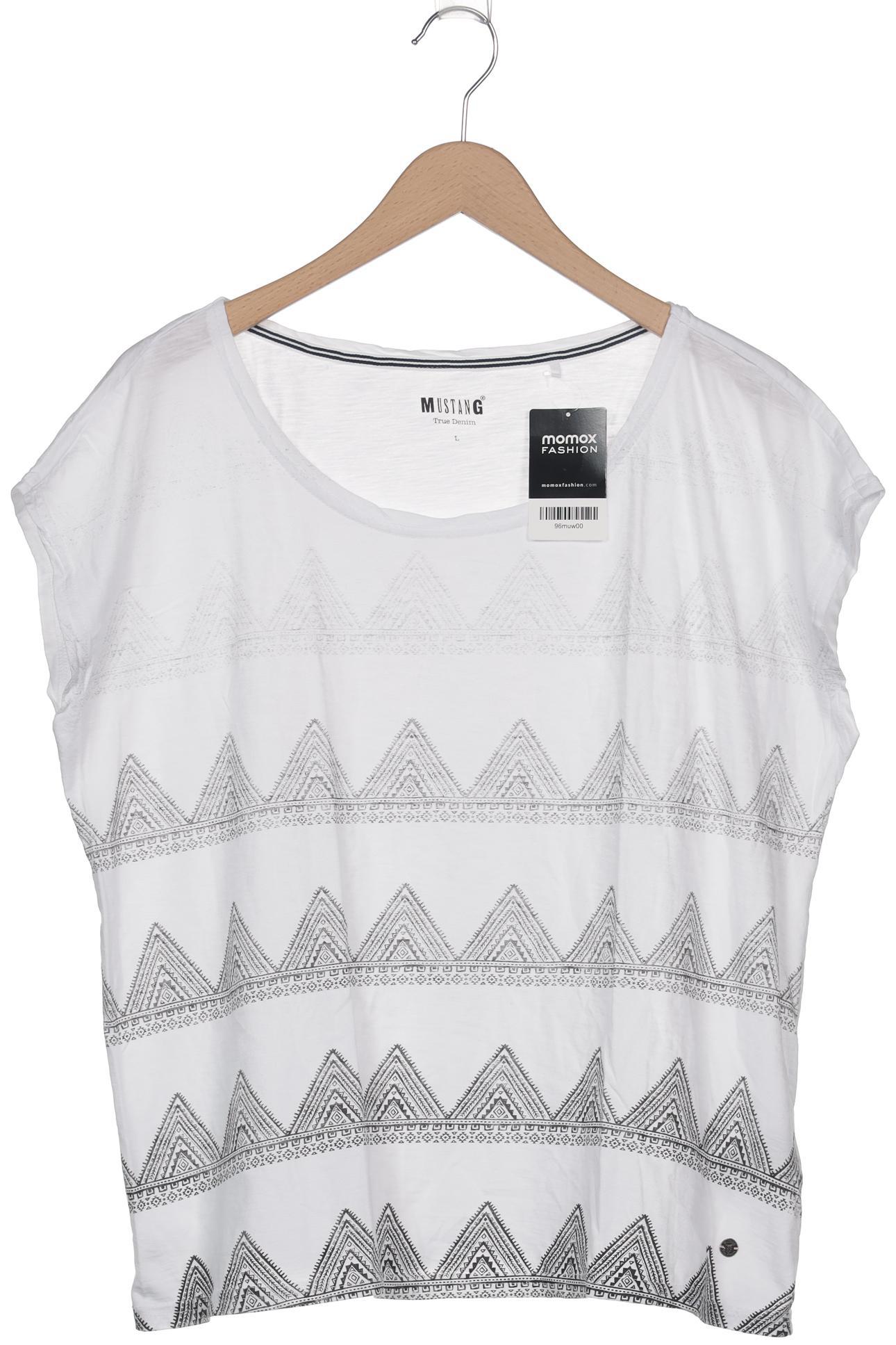 

Mustang Damen T-Shirt, weiß, Gr. 42