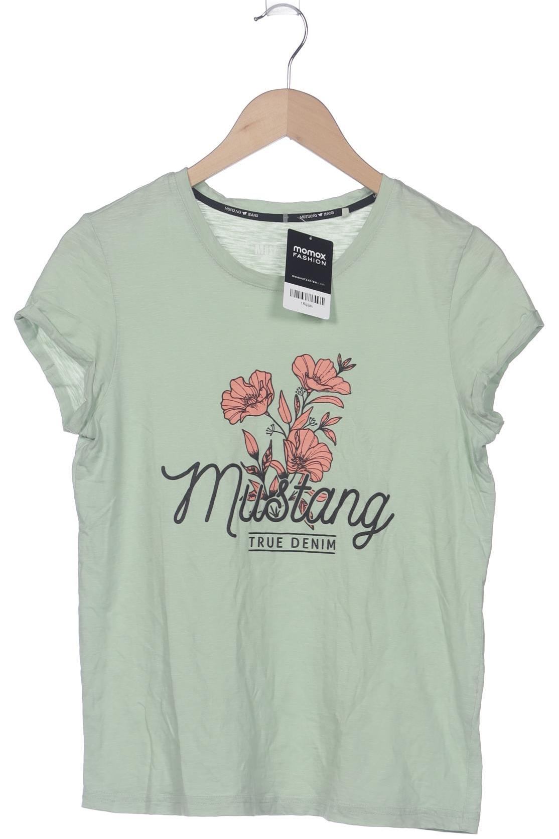 

Mustang Damen T-Shirt, hellgrün, Gr. 34