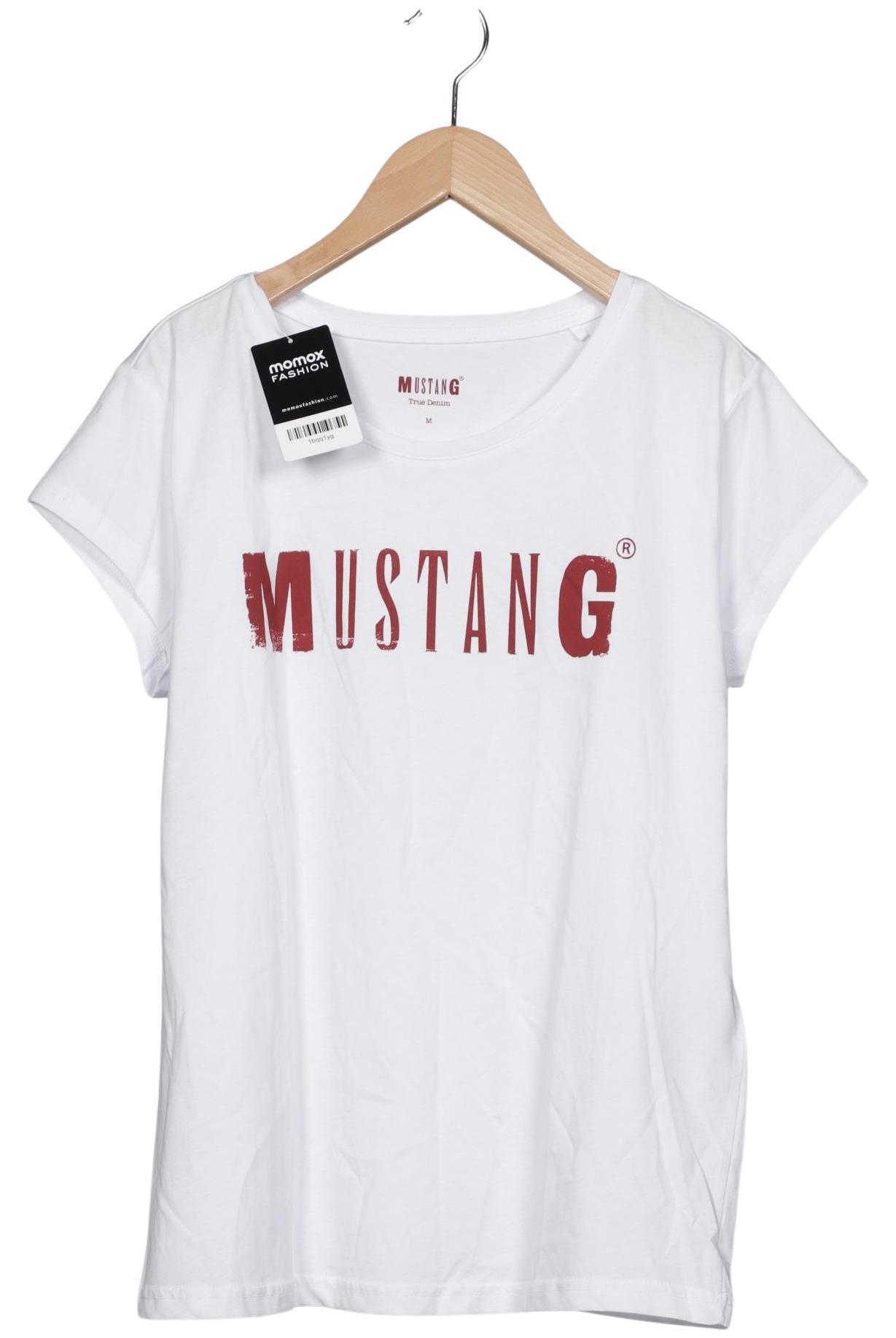 

Mustang Damen T-Shirt, weiß, Gr. 38