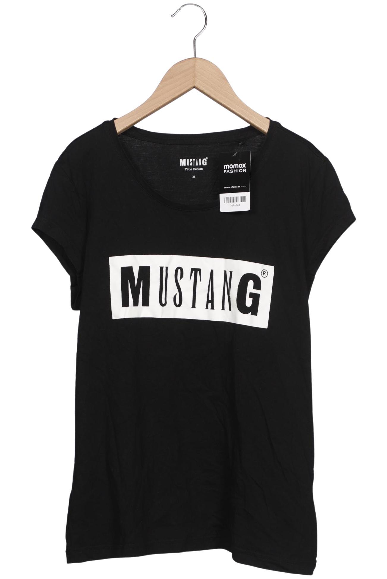 

Mustang Damen T-Shirt, schwarz, Gr. 38