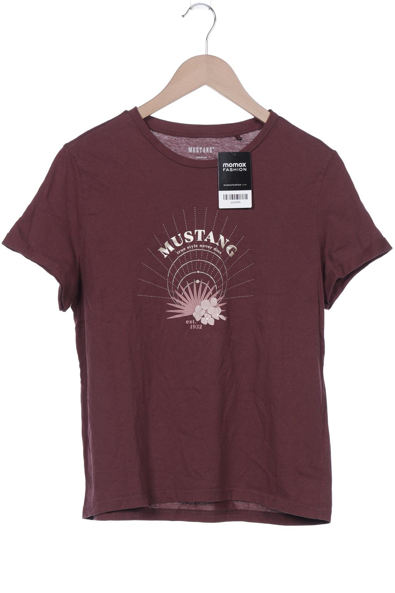 

Mustang Damen T-Shirt, bordeaux, Gr. 38