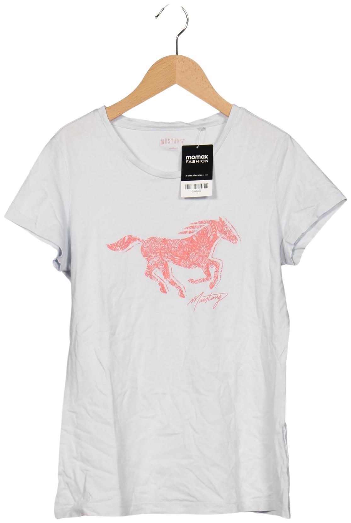 

Mustang Damen T-Shirt, hellblau, Gr. 38