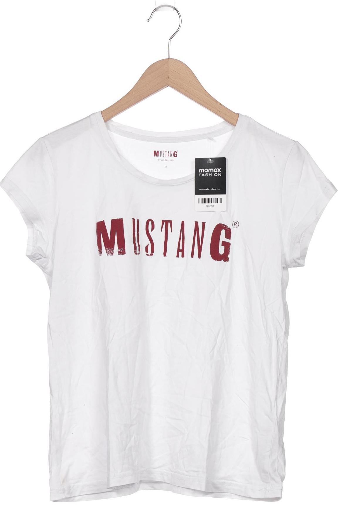 

Mustang Damen T-Shirt, weiß, Gr. 38