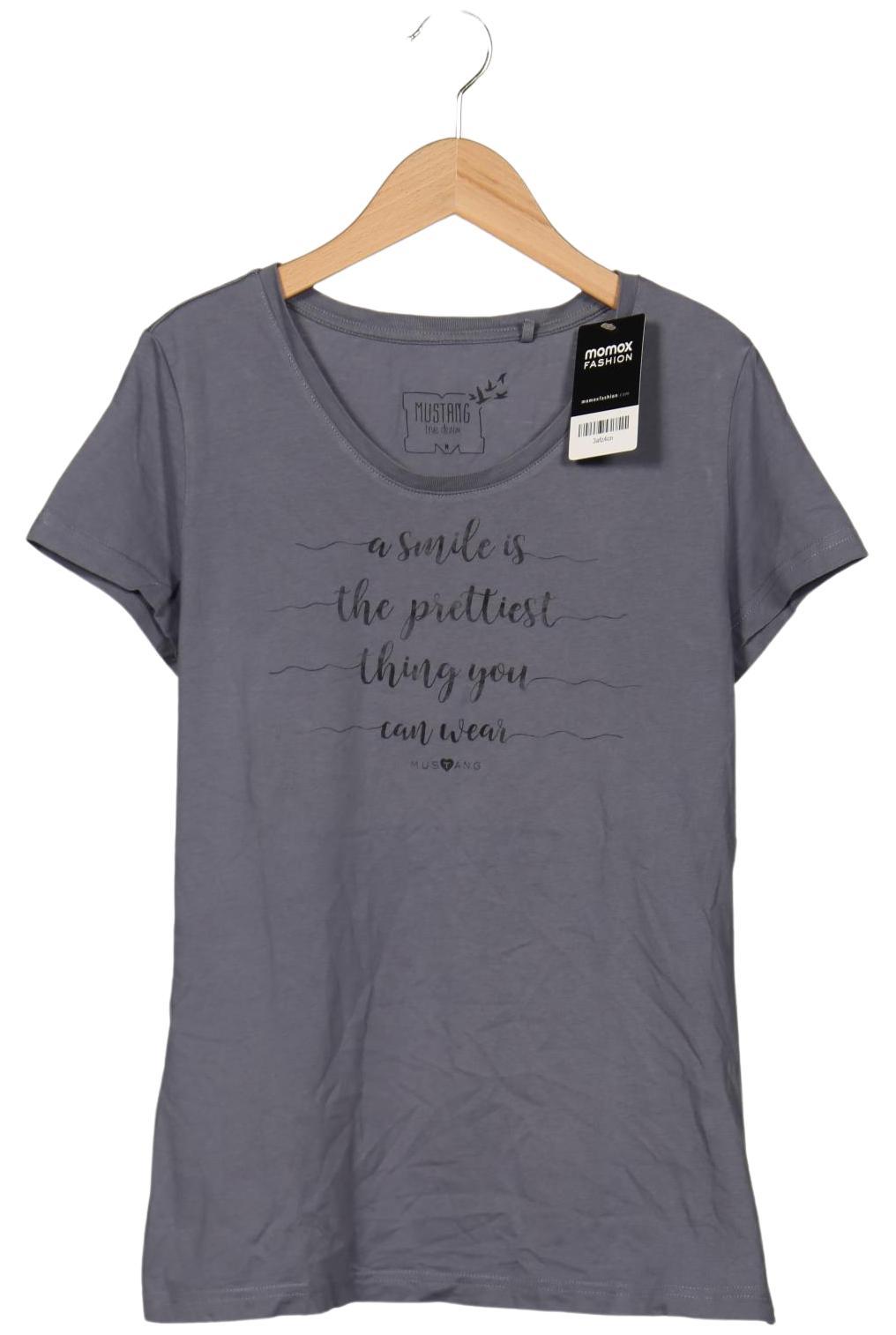 

Mustang Damen T-Shirt, grau, Gr. 38