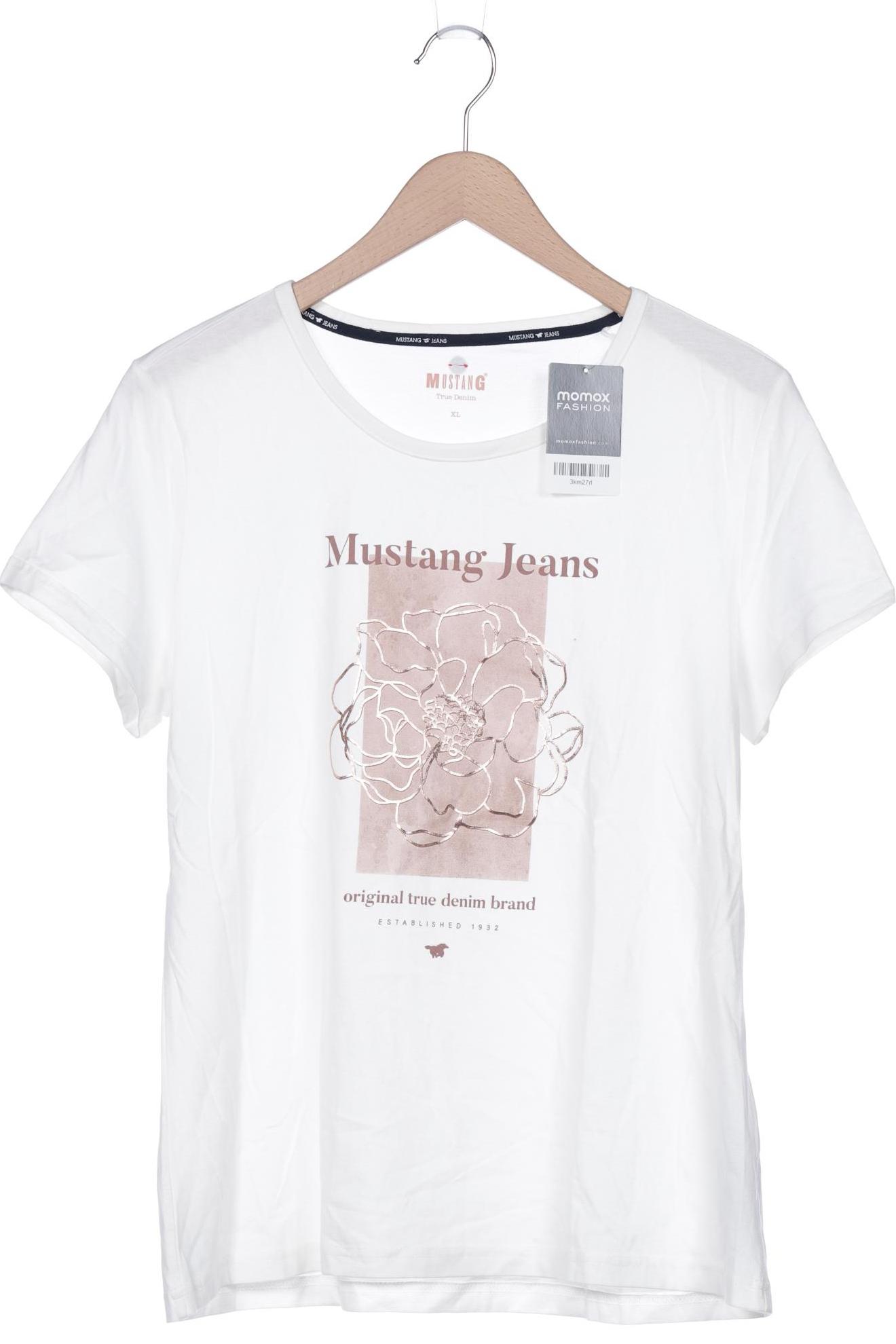 

MUSTANG Damen T-Shirt, cremeweiß