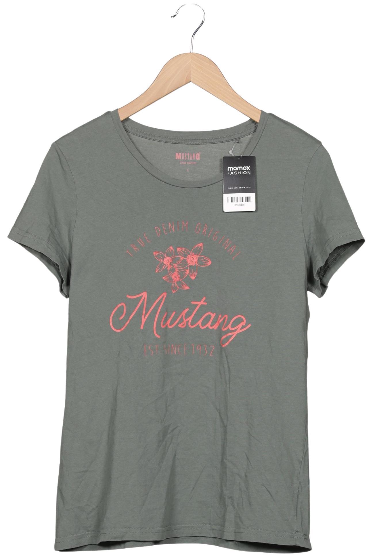 

Mustang Damen T-Shirt, grün, Gr. 42