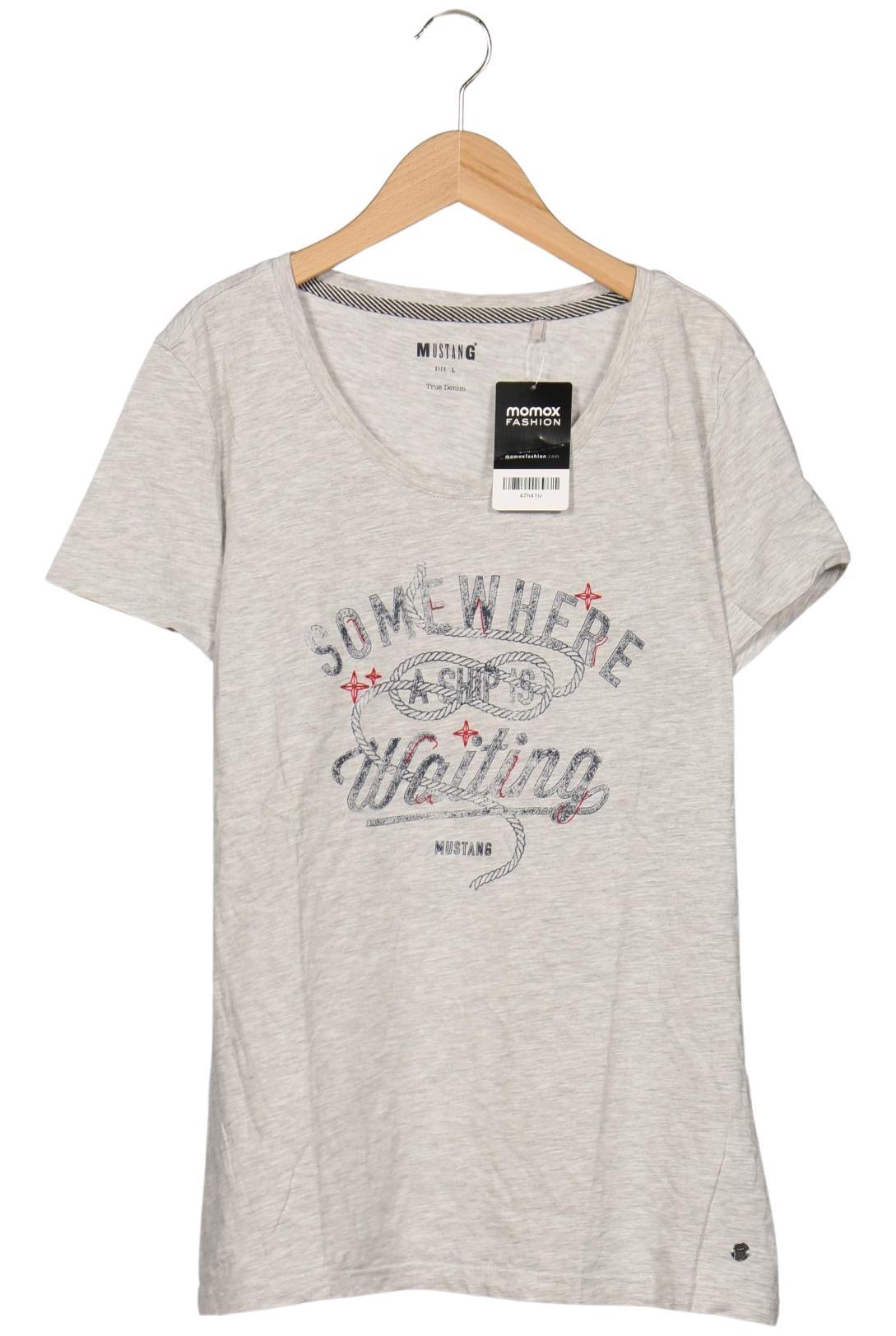 

Mustang Damen T-Shirt, grau, Gr. 42