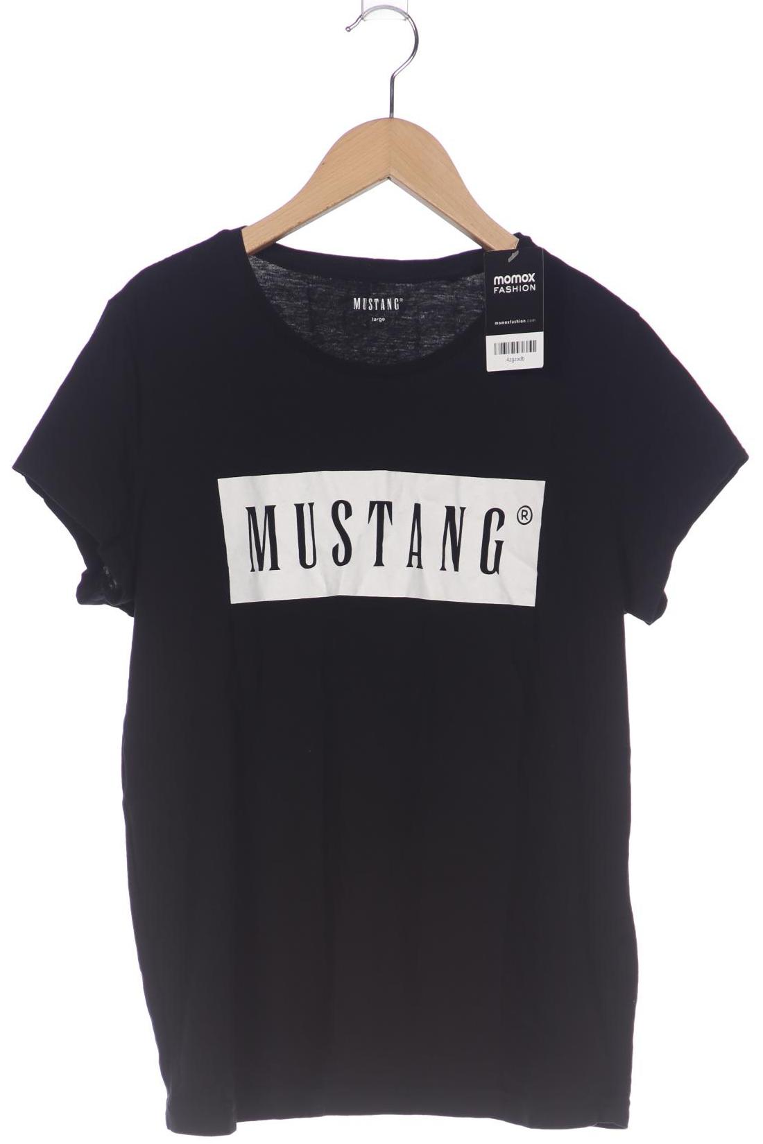 

Mustang Damen T-Shirt, schwarz, Gr. 42