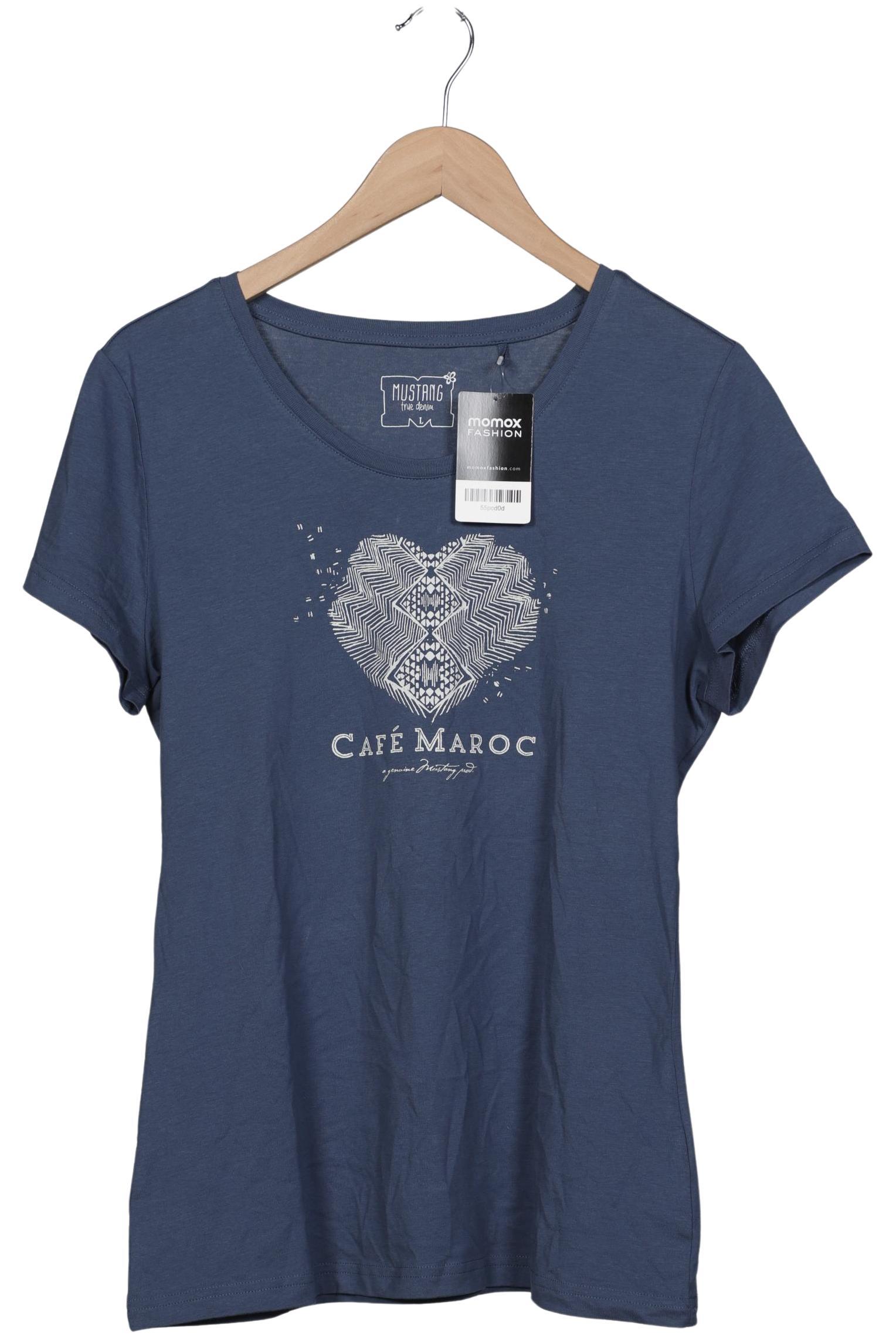 

Mustang Damen T-Shirt, blau, Gr. 42
