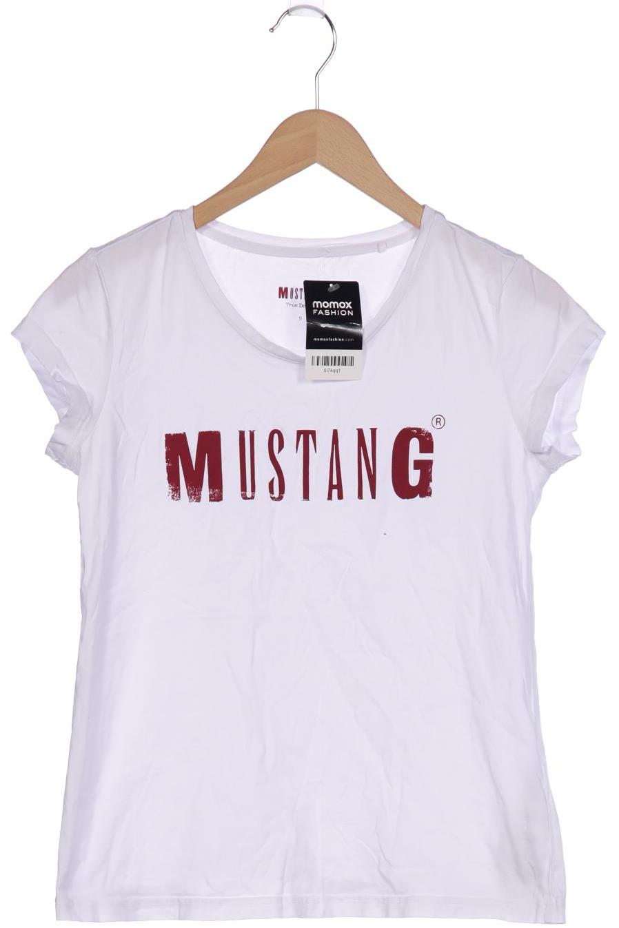 

Mustang Damen T-Shirt, weiß, Gr. 36