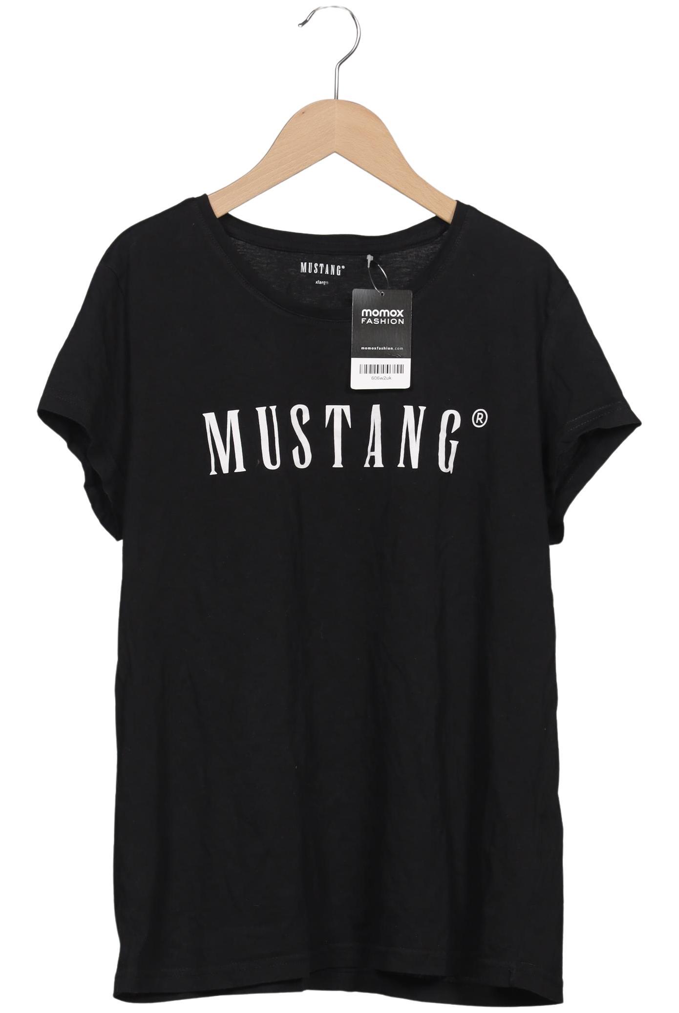 

Mustang Damen T-Shirt, schwarz, Gr. 44