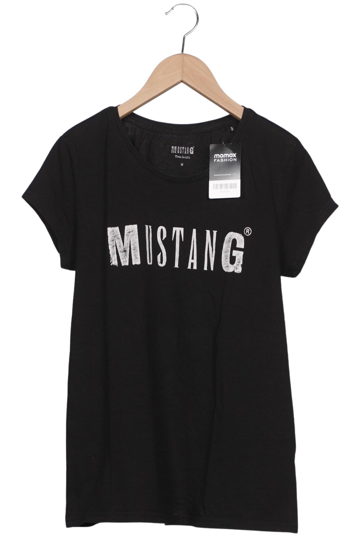 

Mustang Damen T-Shirt, schwarz, Gr. 38