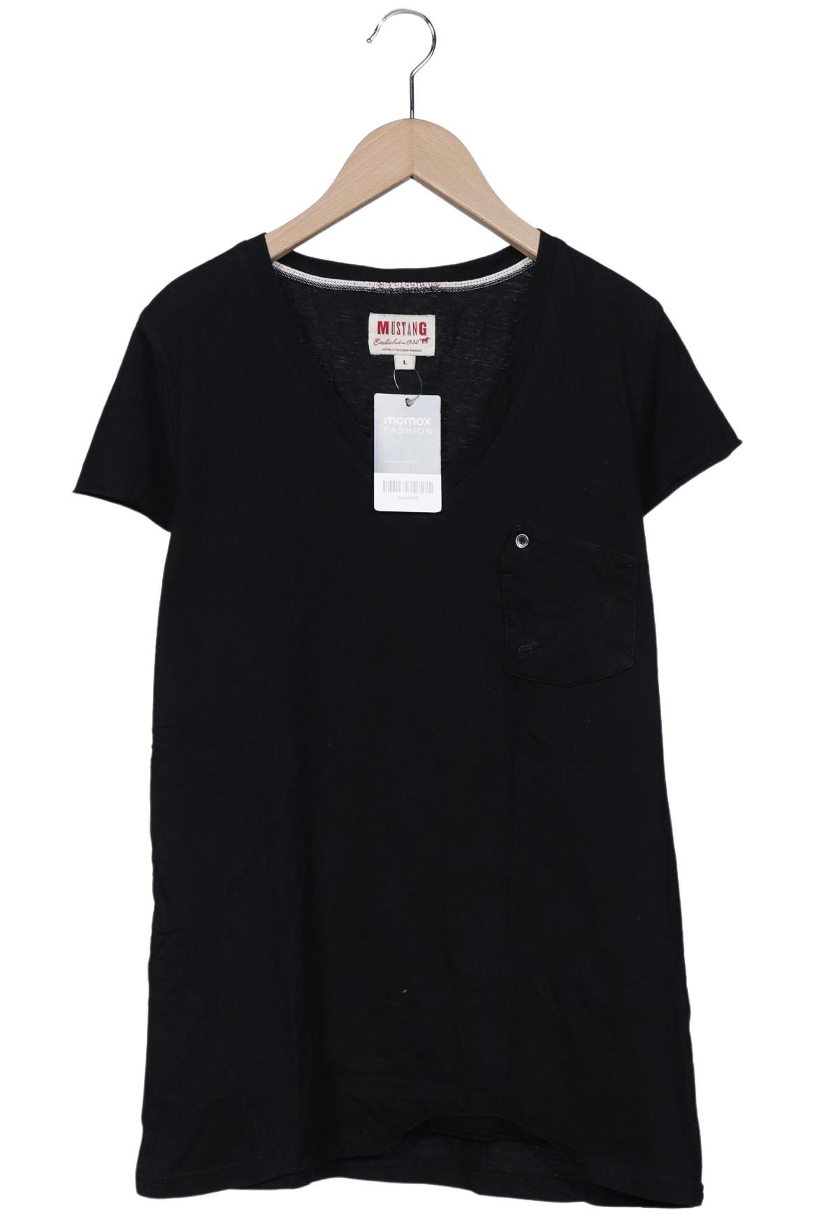 

Mustang Damen T-Shirt, schwarz, Gr. 42
