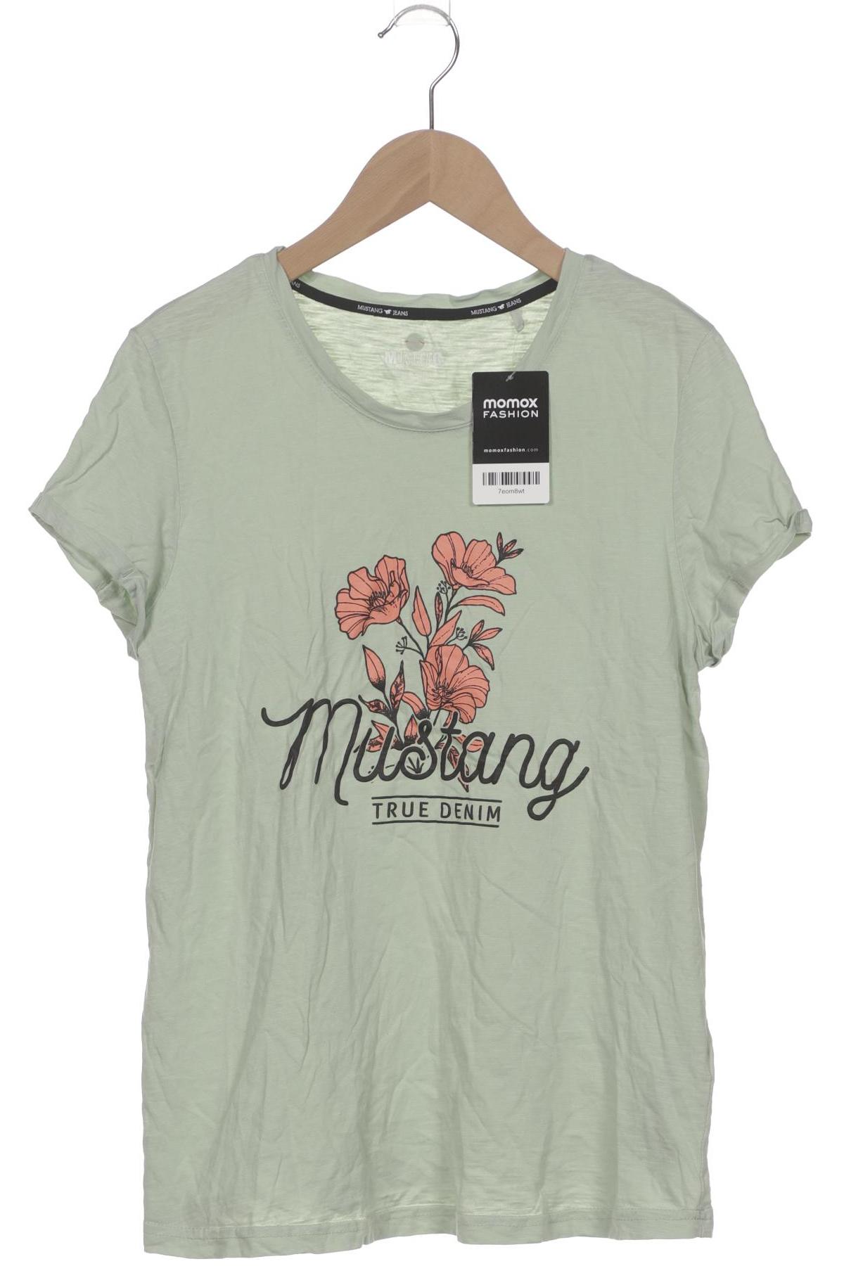 

Mustang Damen T-Shirt, hellgrün, Gr. 36