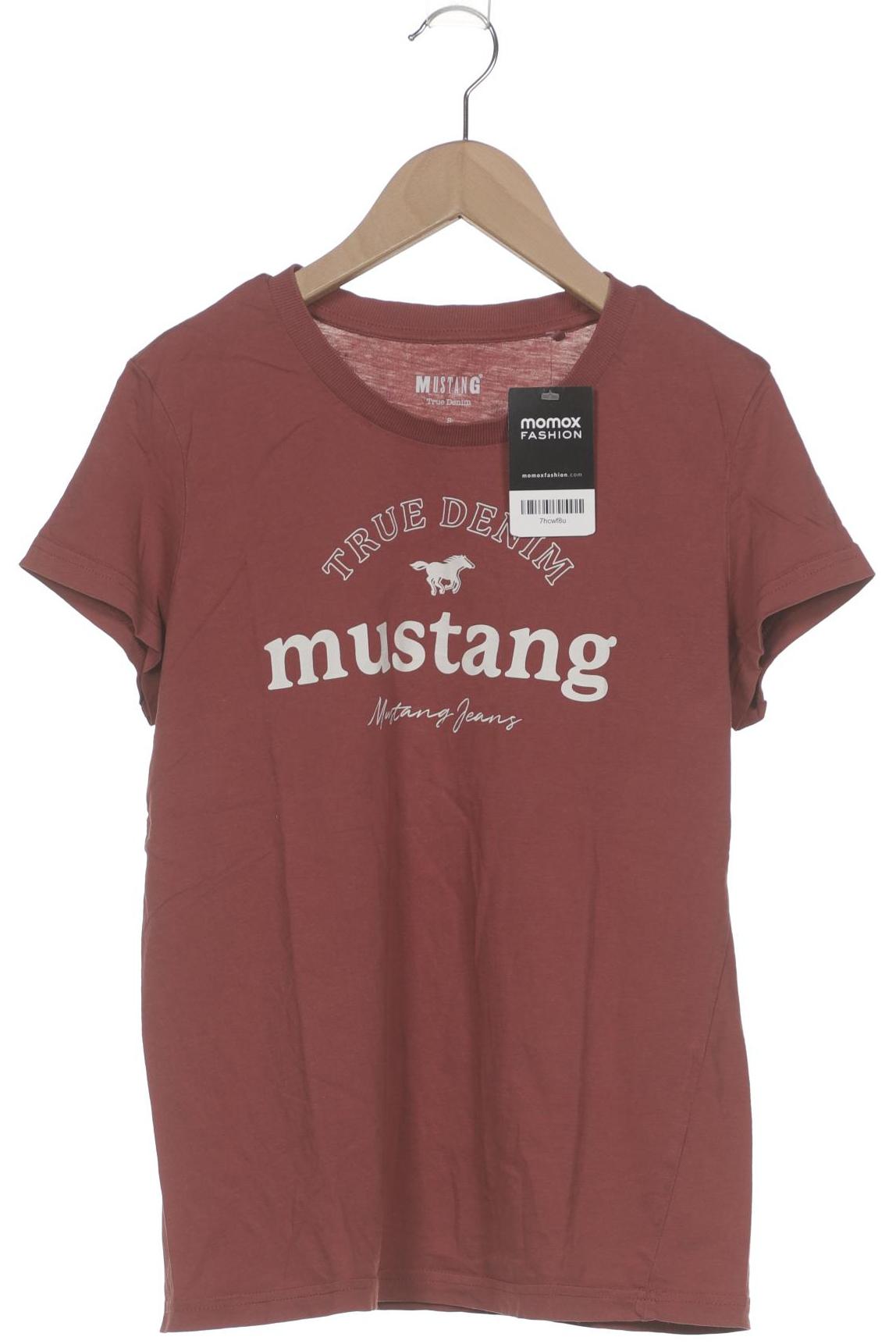 

Mustang Damen T-Shirt, bordeaux, Gr. 36