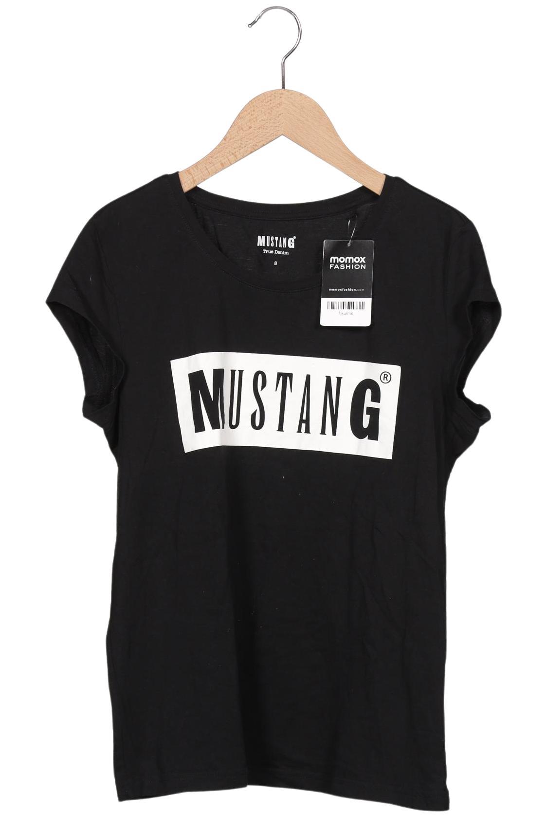 

Mustang Damen T-Shirt, schwarz, Gr. 36