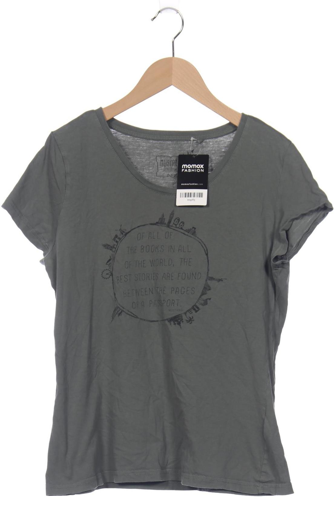 

Mustang Damen T-Shirt, türkis, Gr. 42