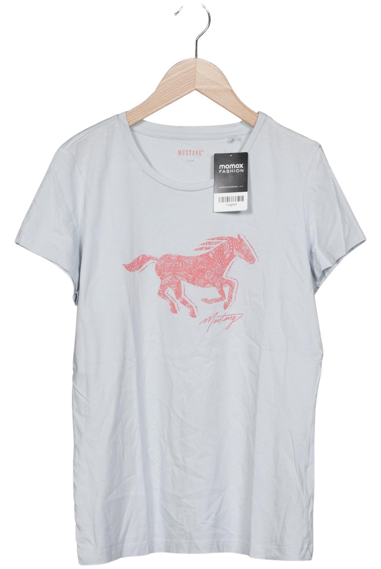 

Mustang Damen T-Shirt, hellblau, Gr. 42