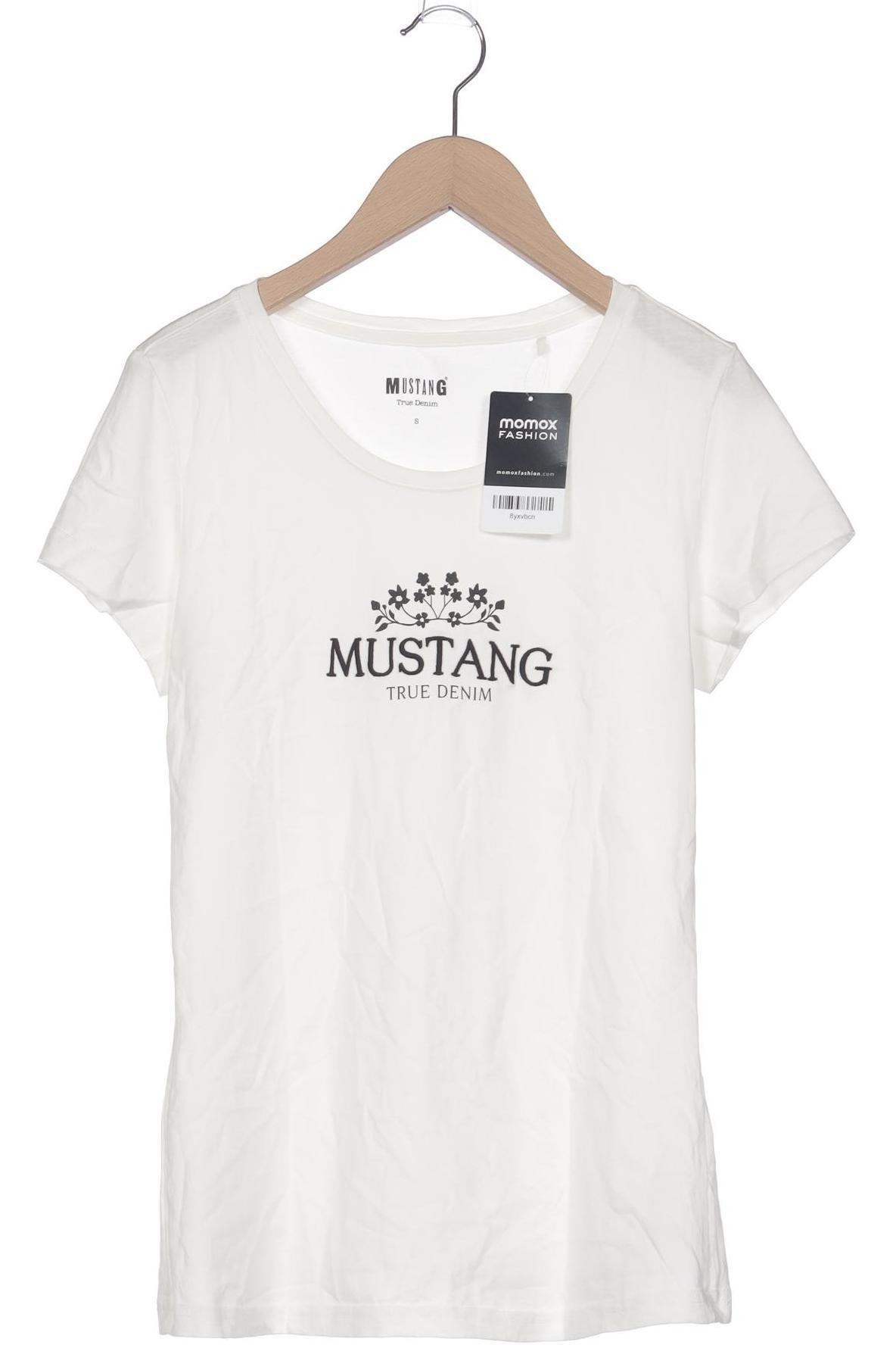 

Mustang Damen T-Shirt, weiß, Gr. 36