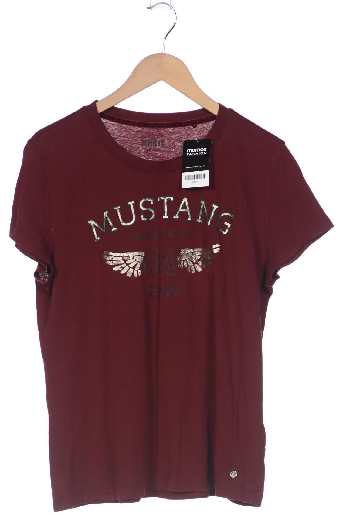 

Mustang Damen T-Shirt, bordeaux, Gr. 42