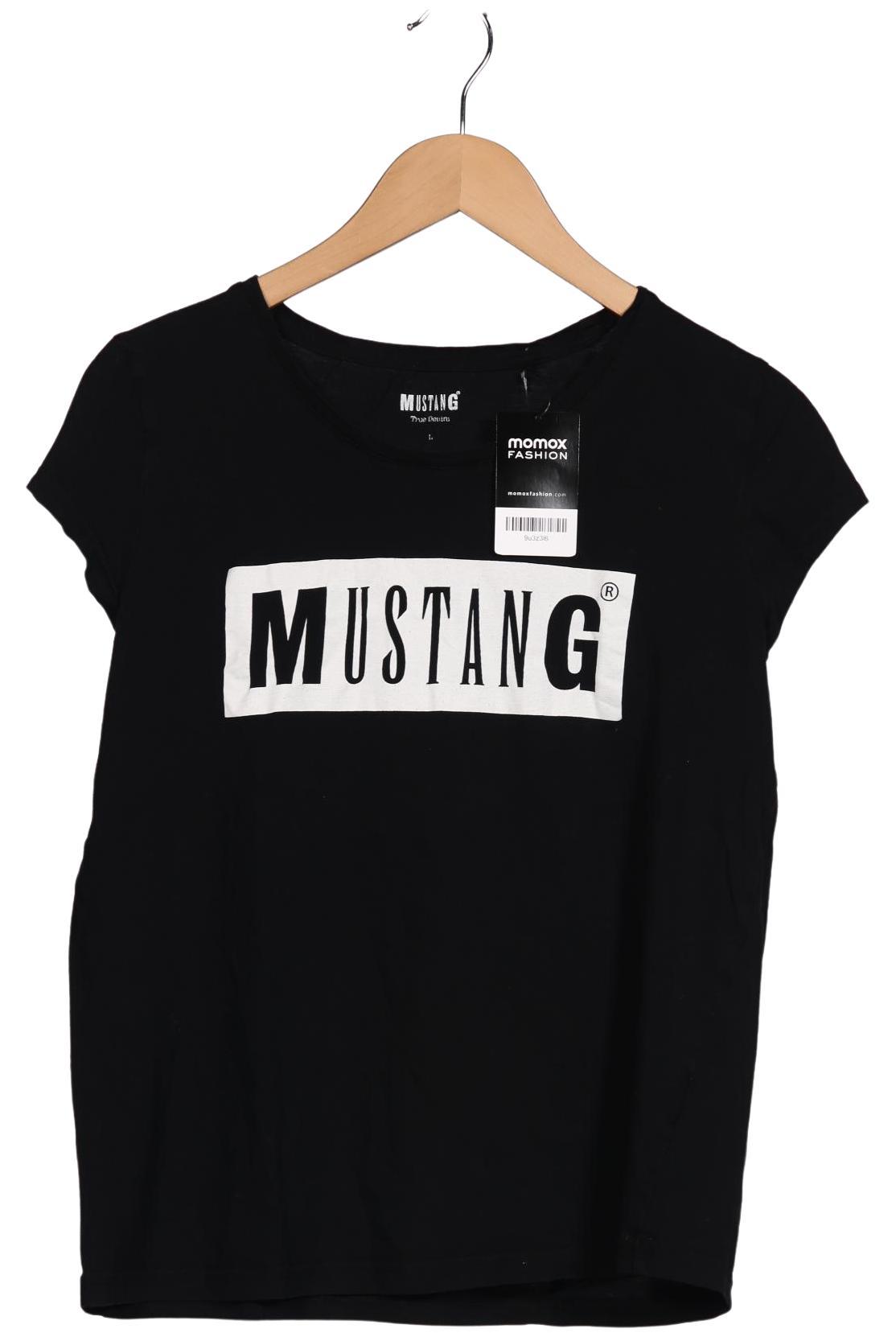 

Mustang Damen T-Shirt, schwarz, Gr. 42