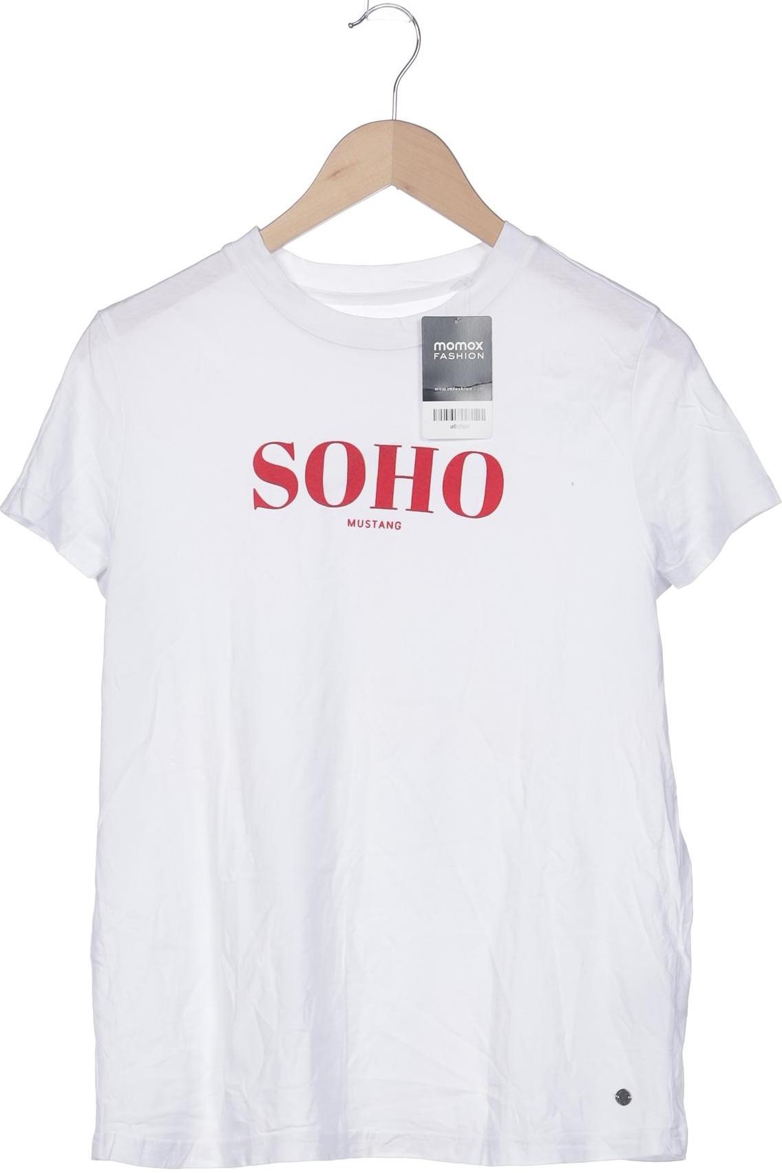 

Mustang Damen T-Shirt, weiß, Gr. 38