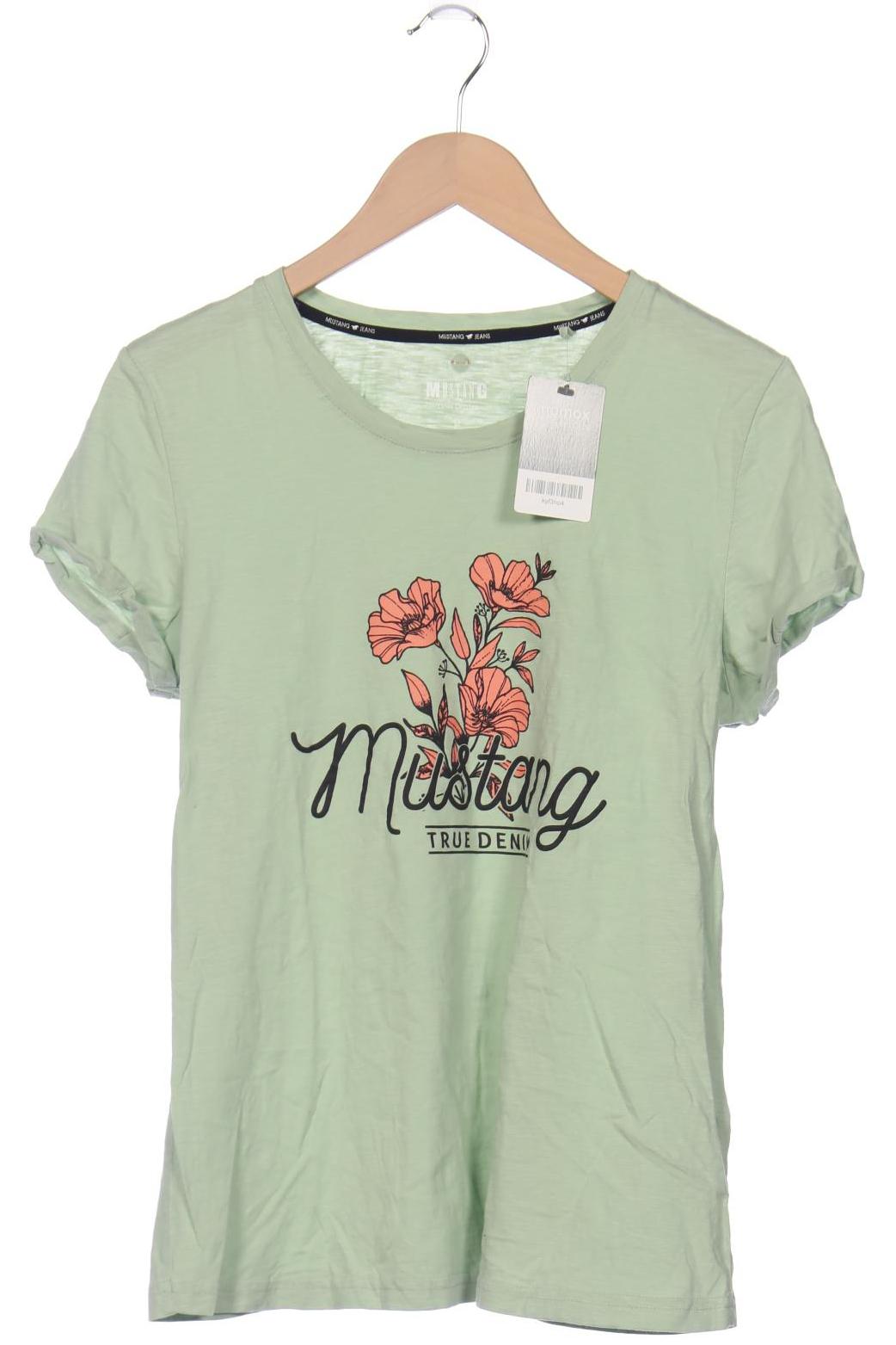 

Mustang Damen T-Shirt, hellgrün, Gr. 38