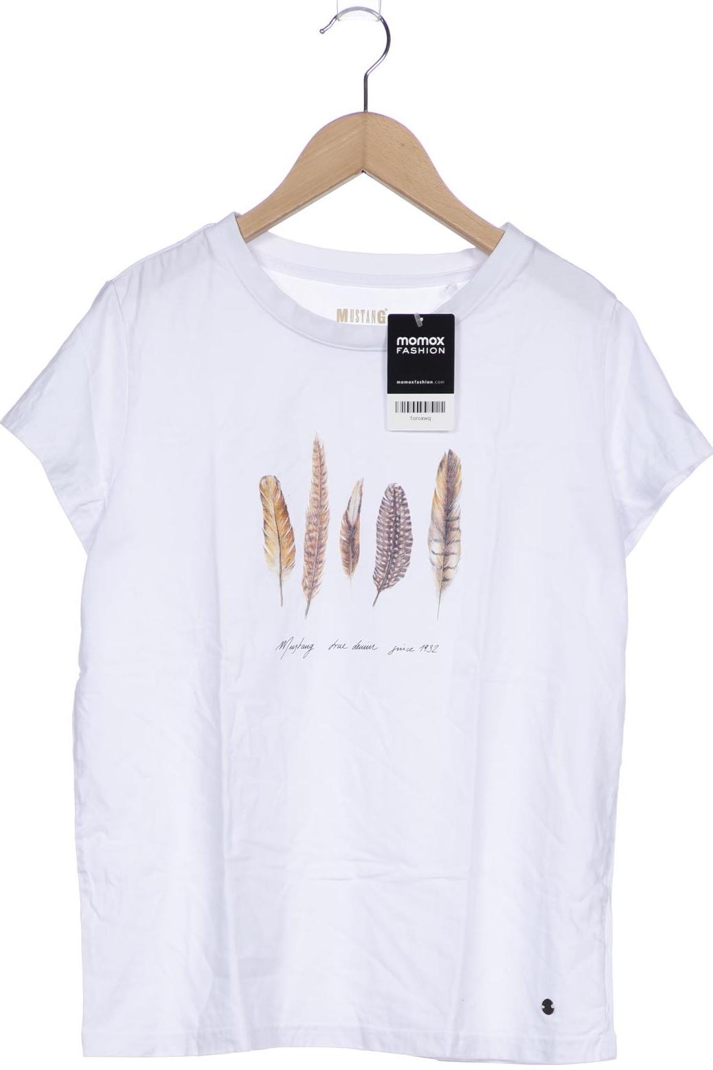 

Mustang Damen T-Shirt, weiß, Gr. 38