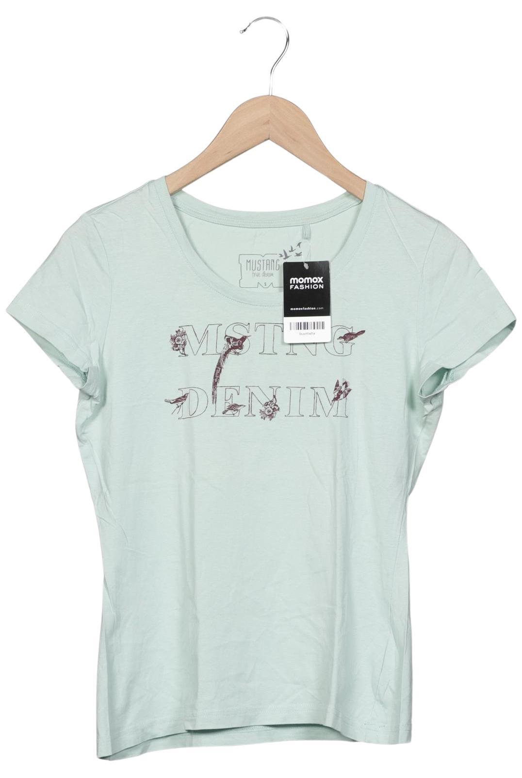 

Mustang Damen T-Shirt, hellgrün, Gr. 36