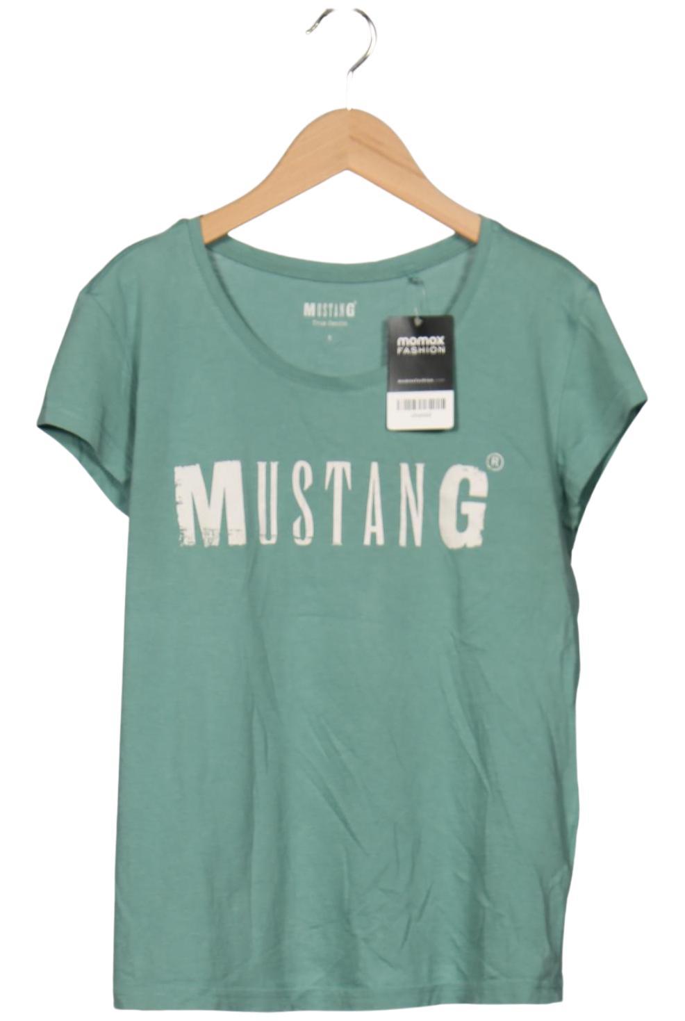 

Mustang Damen T-Shirt, türkis, Gr. 36