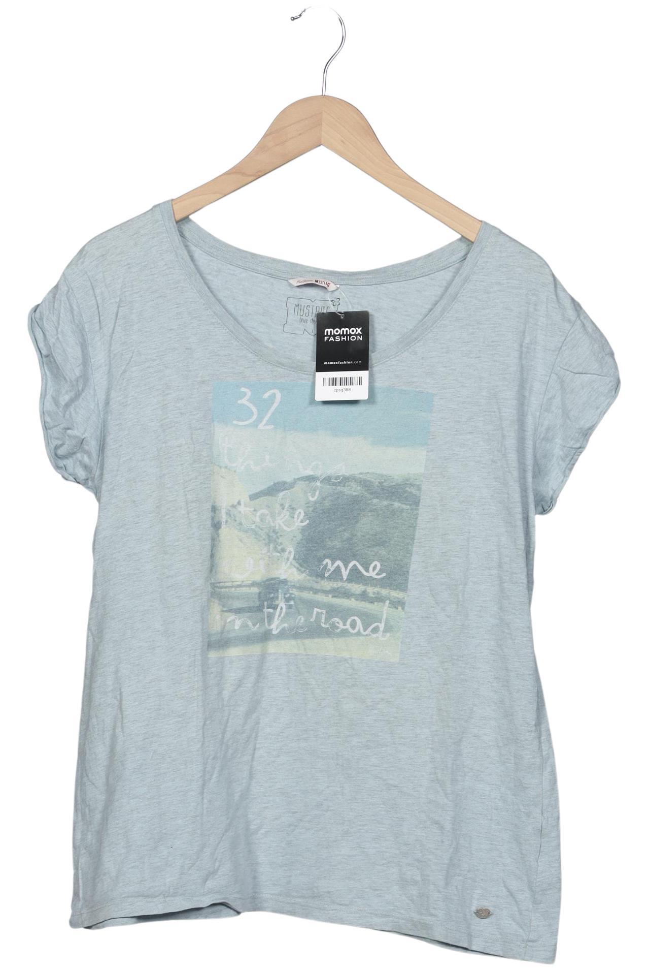 

Mustang Damen T-Shirt, hellblau, Gr. 42