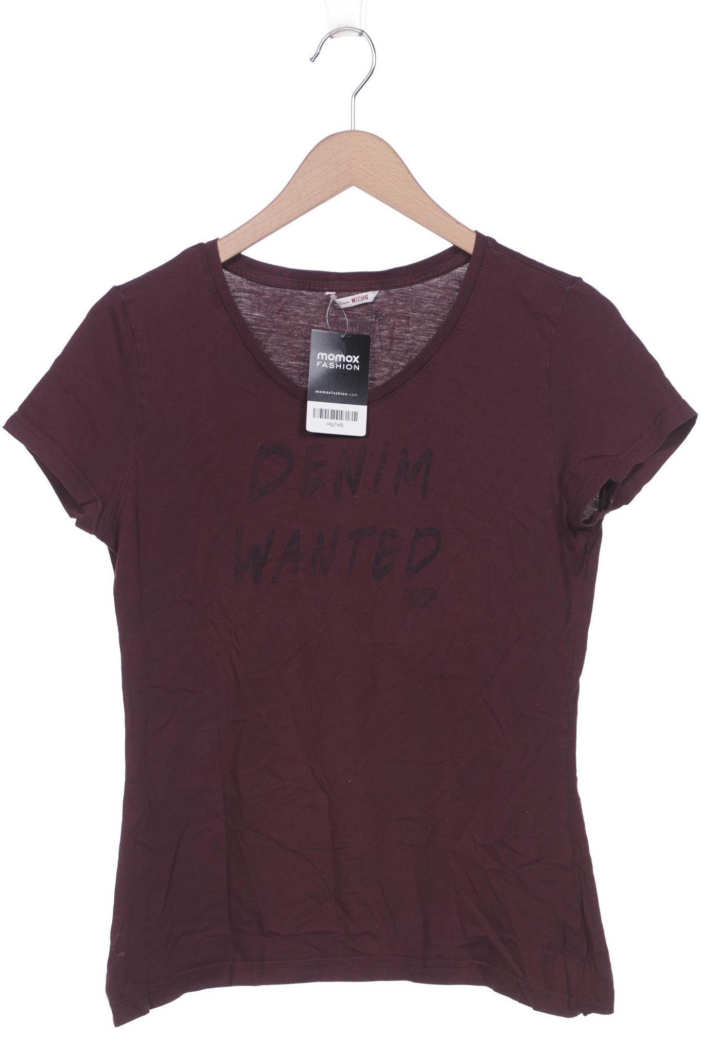 

Mustang Damen T-Shirt, bordeaux, Gr. 38