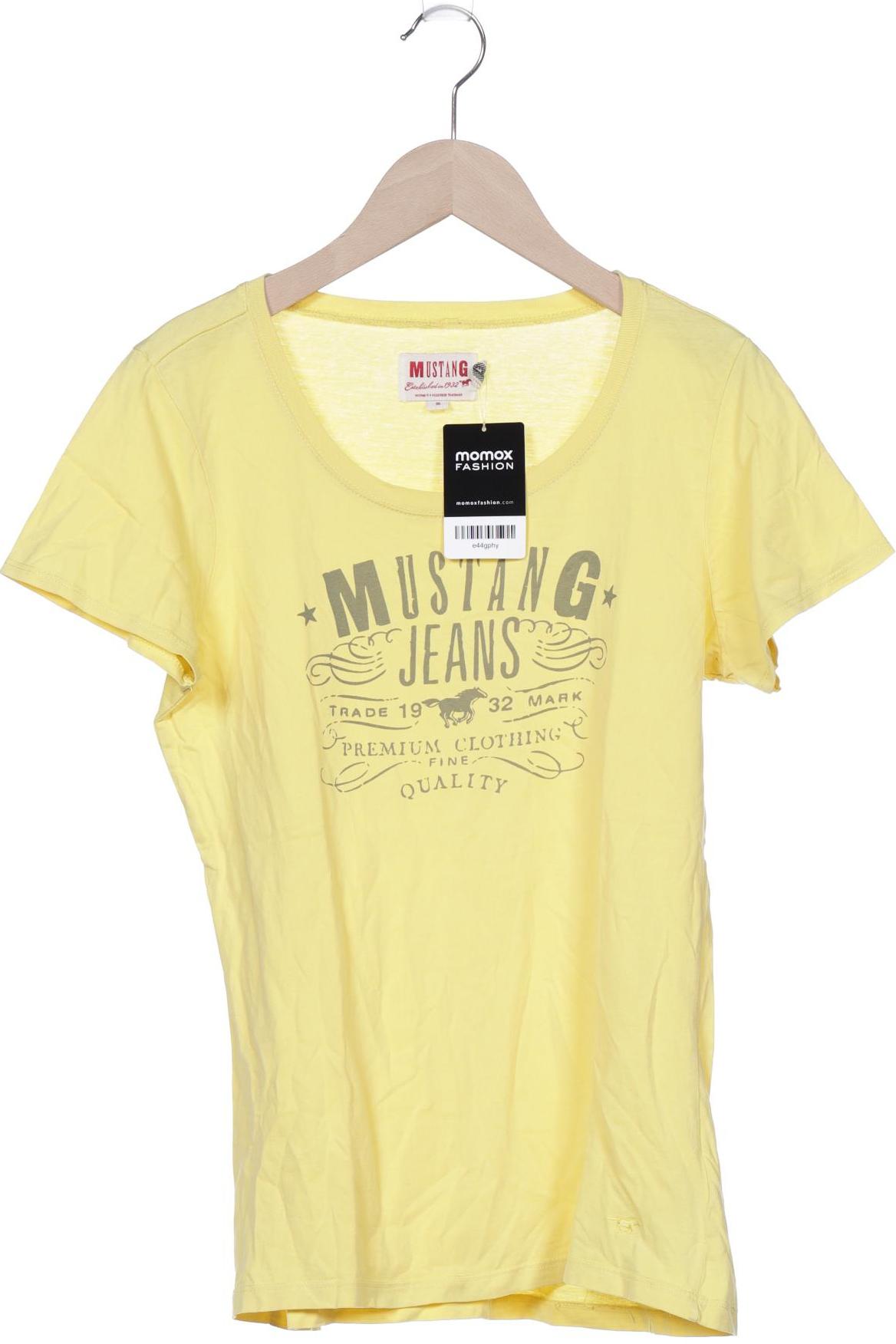 

Mustang Damen T-Shirt, gelb, Gr. 36