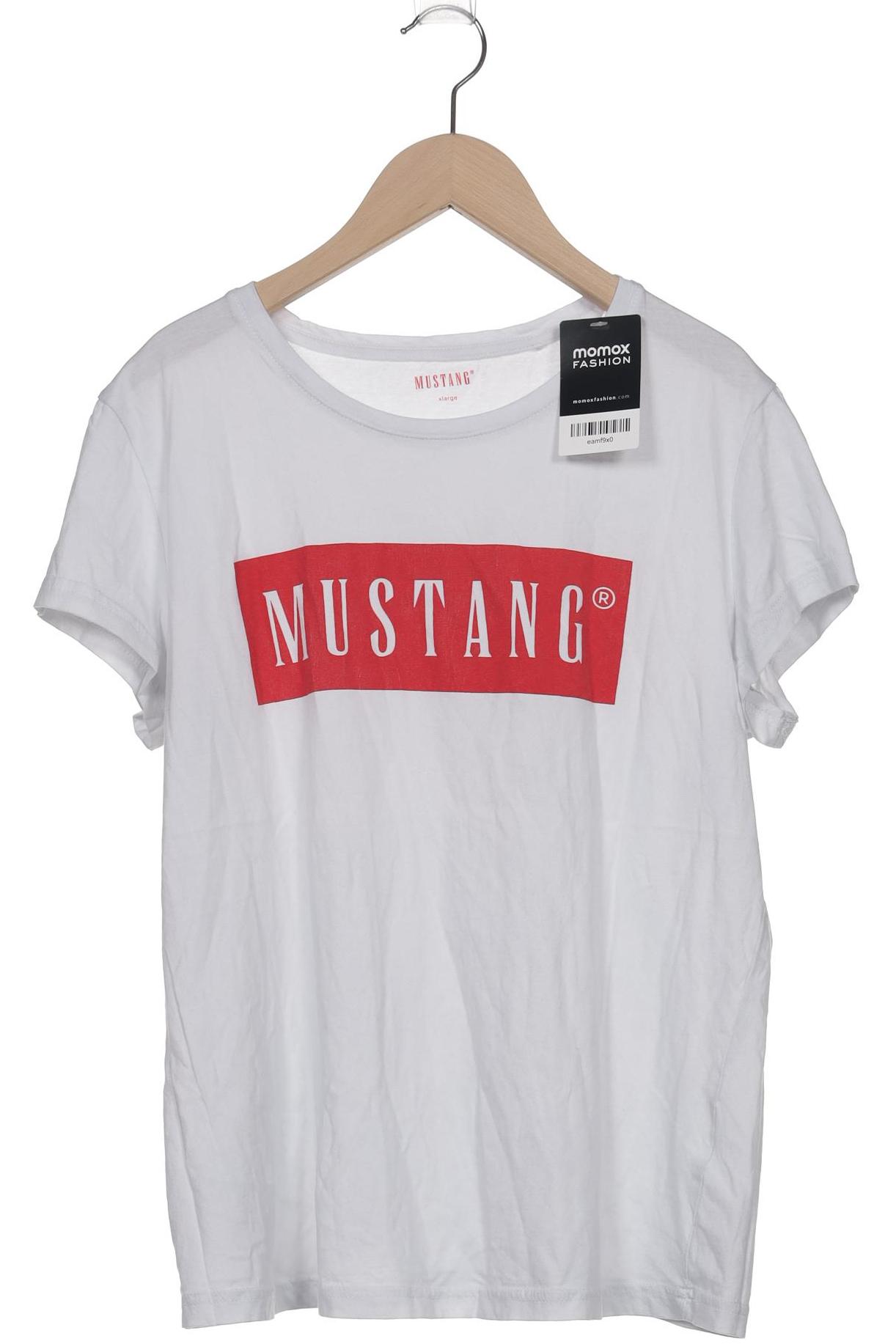 

Mustang Damen T-Shirt, weiß, Gr. 44