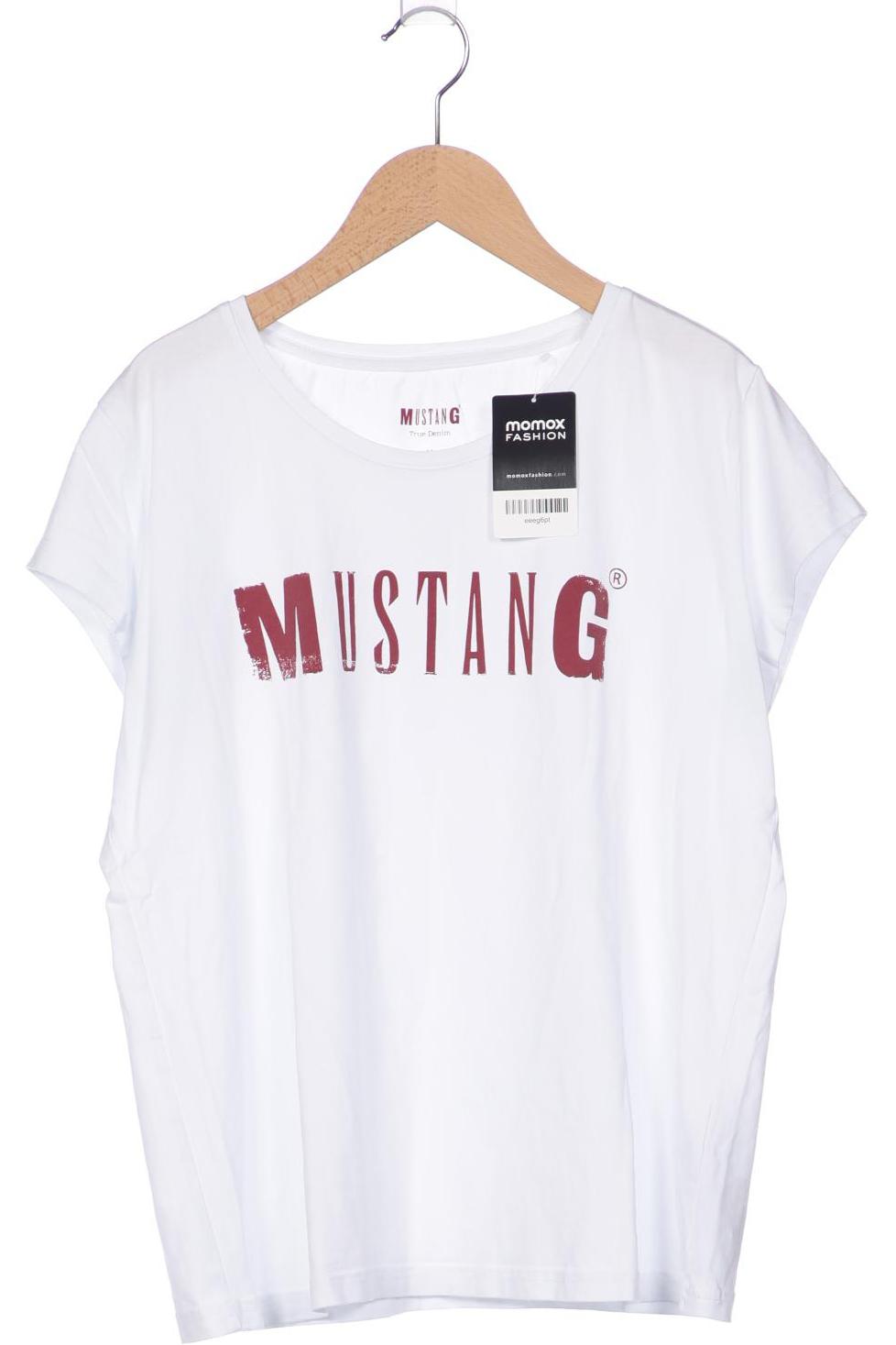 

Mustang Damen T-Shirt, weiß, Gr. 38
